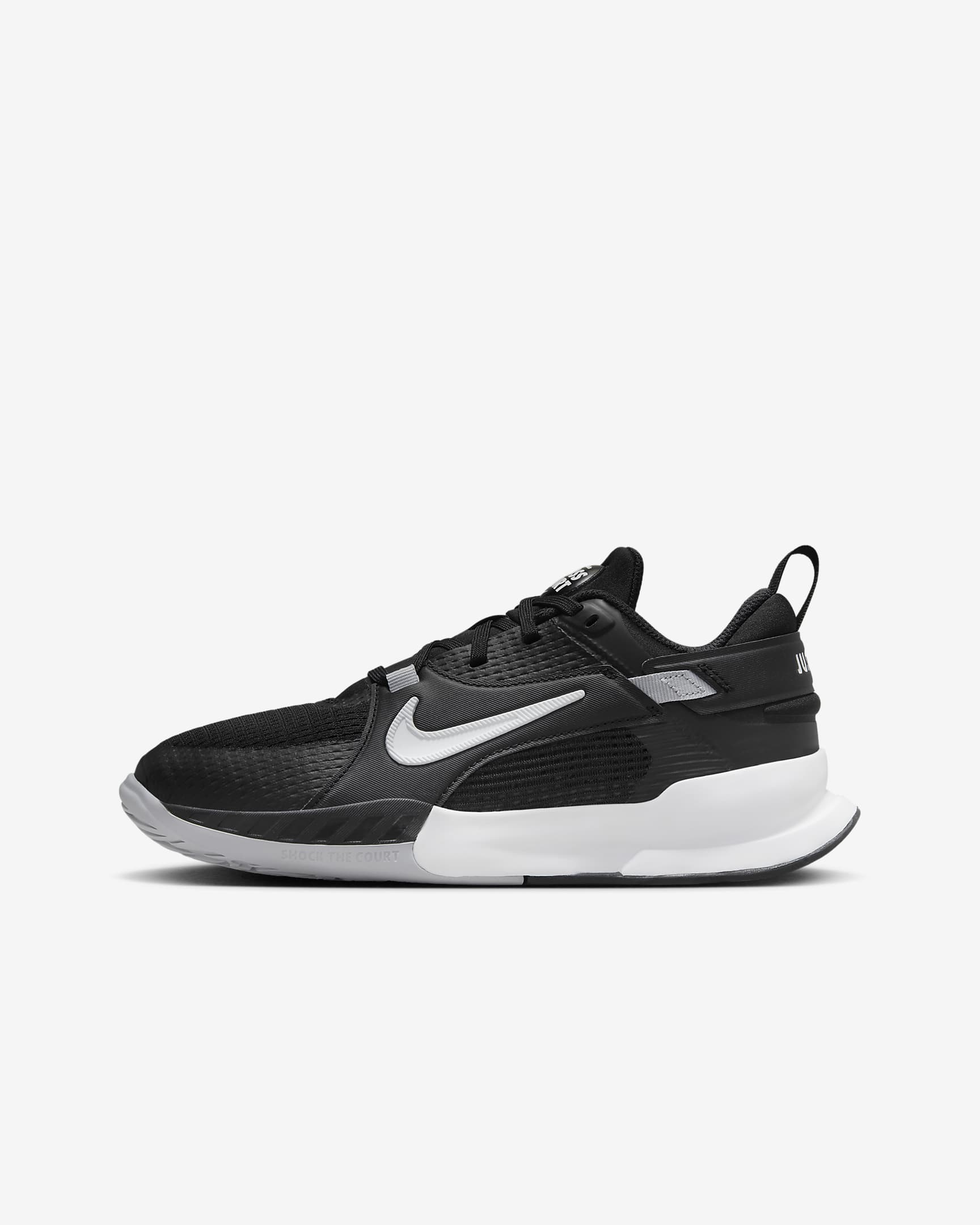 Chaussure Nike Crosscourt pour enfant/ado - Noir/Wolf Grey/Blanc