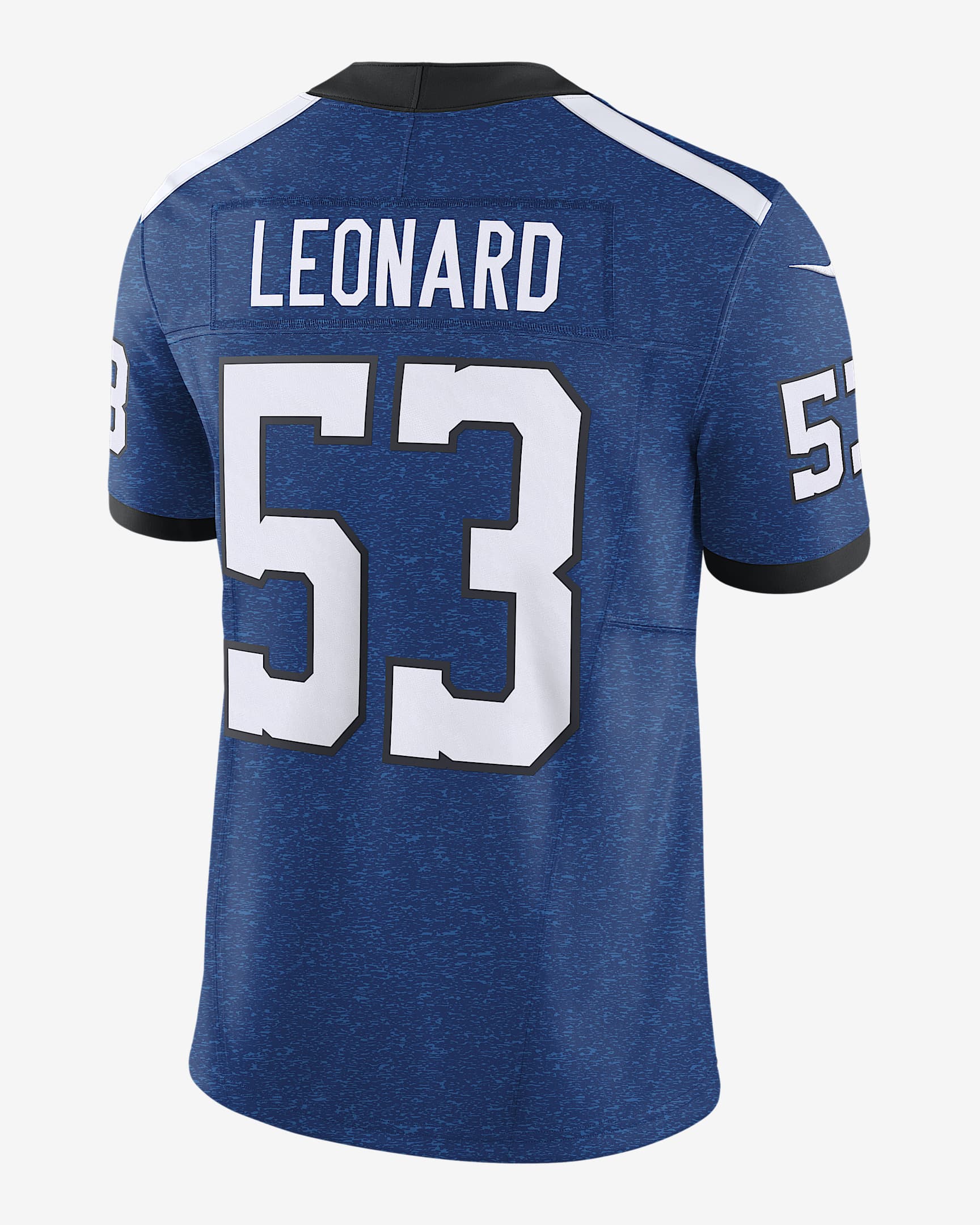 Shaquille Leonard Indianapolis Colts Men's Nike DriFIT NFL Limited Football Jersey.