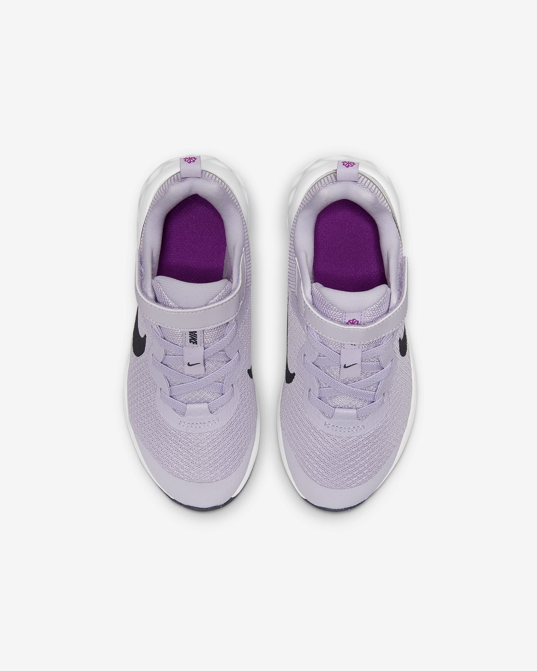 Nike Revolution 6 Younger Kids' Shoes - Violet Frost/Metallic Silver/Vivid Purple/Thunder Blue
