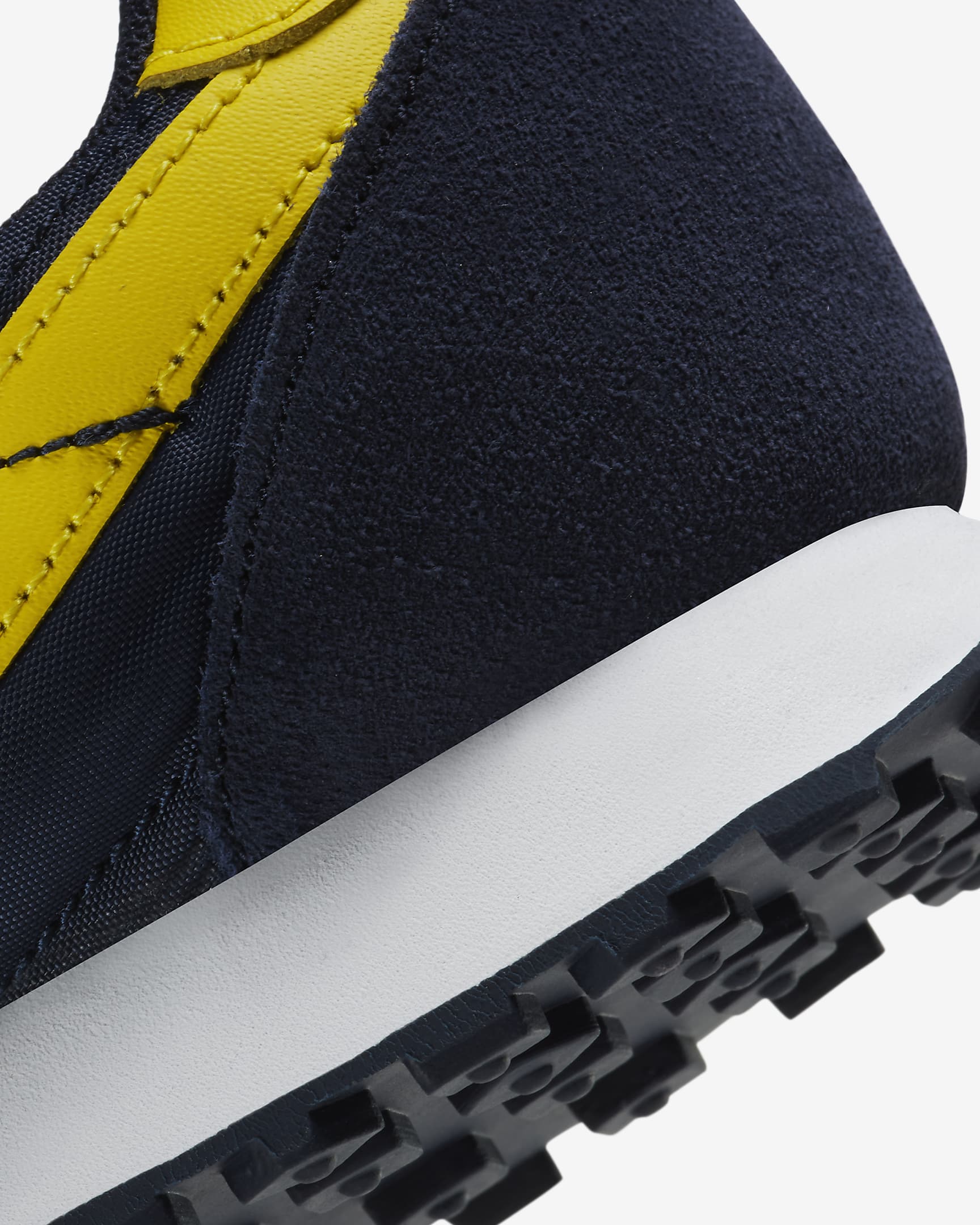 Nike Waffle Racer Men's Shoes - Obsidian/White/Chrome Yellow