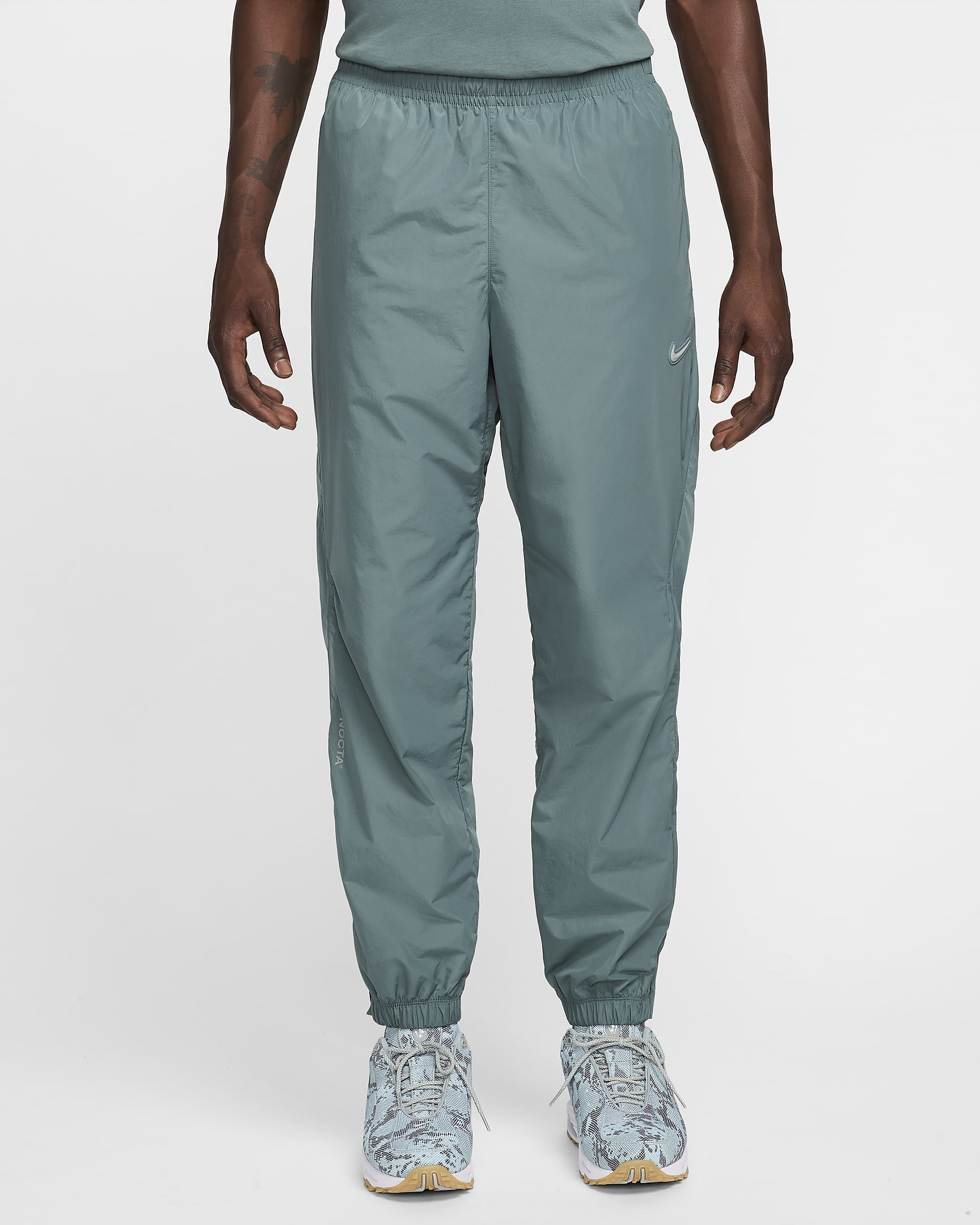 NOCTA Northstar nylon trainingsbroek - Mineral Slate/Faded Spruce/Mica Green