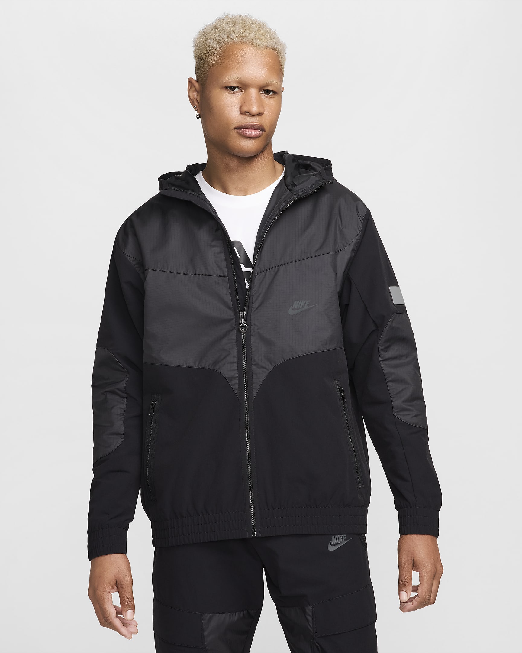 Veste tissée Nike Air Max pour Homme - Noir/Noir/Noir