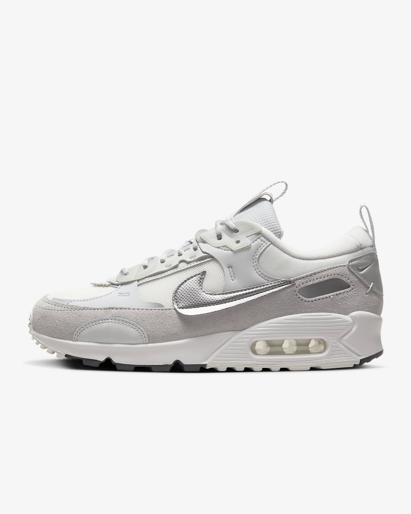 Nike Air Max 90 Futura Women's Shoes - Pure Platinum/Photon Dust/Black/Metallic Silver