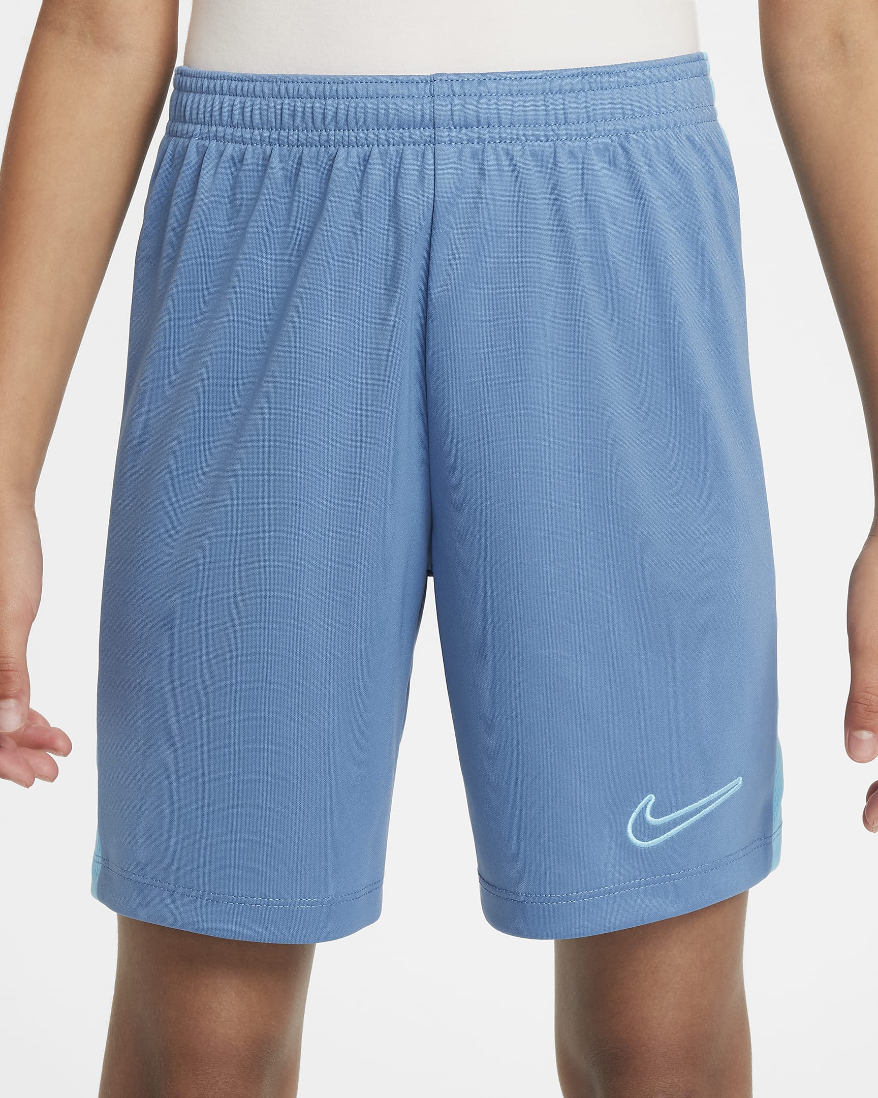 Shorts de fútbol para niños Nike Dri-FIT Academy23 - Tormenta del Egeo/Azul báltico/Azul báltico