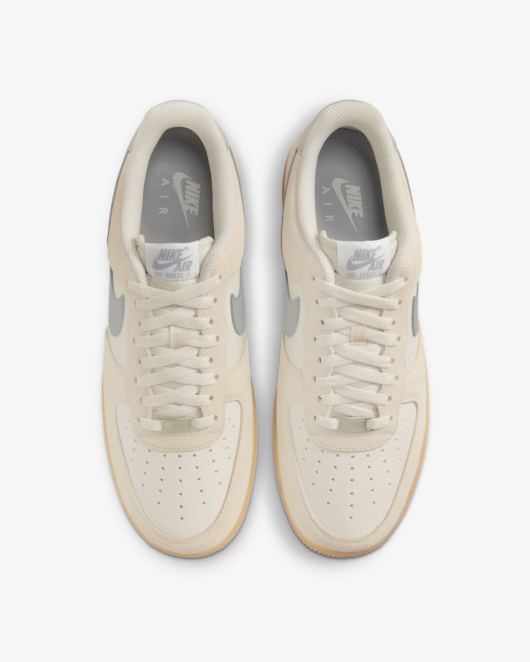 Sko Nike Air Force 1 ’07 LV8 för män - Phantom/Gum Yellow/Summit White/Light Smoke Grey