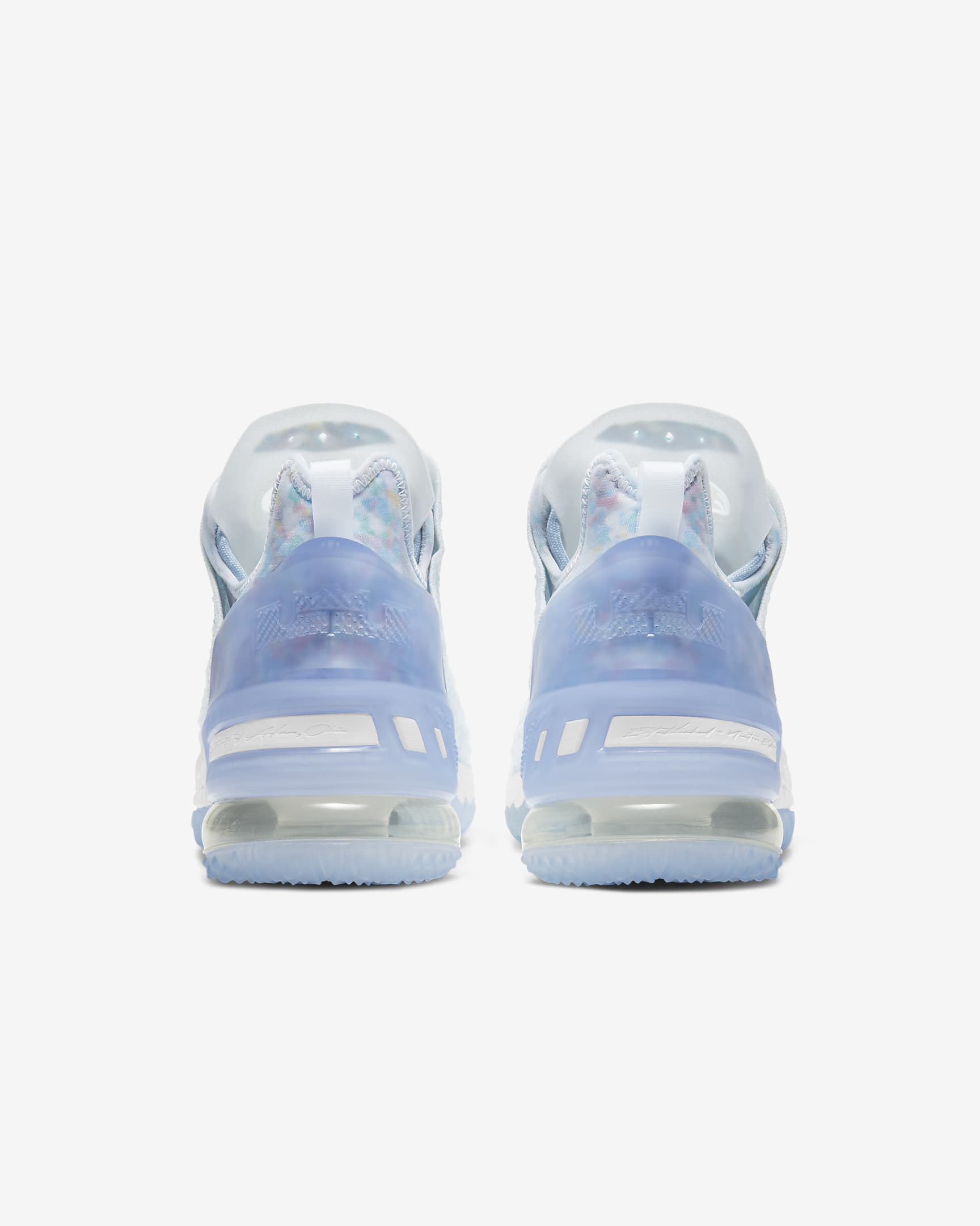 LeBron 18 Basketball Shoe - Blue Tint/Clear/White