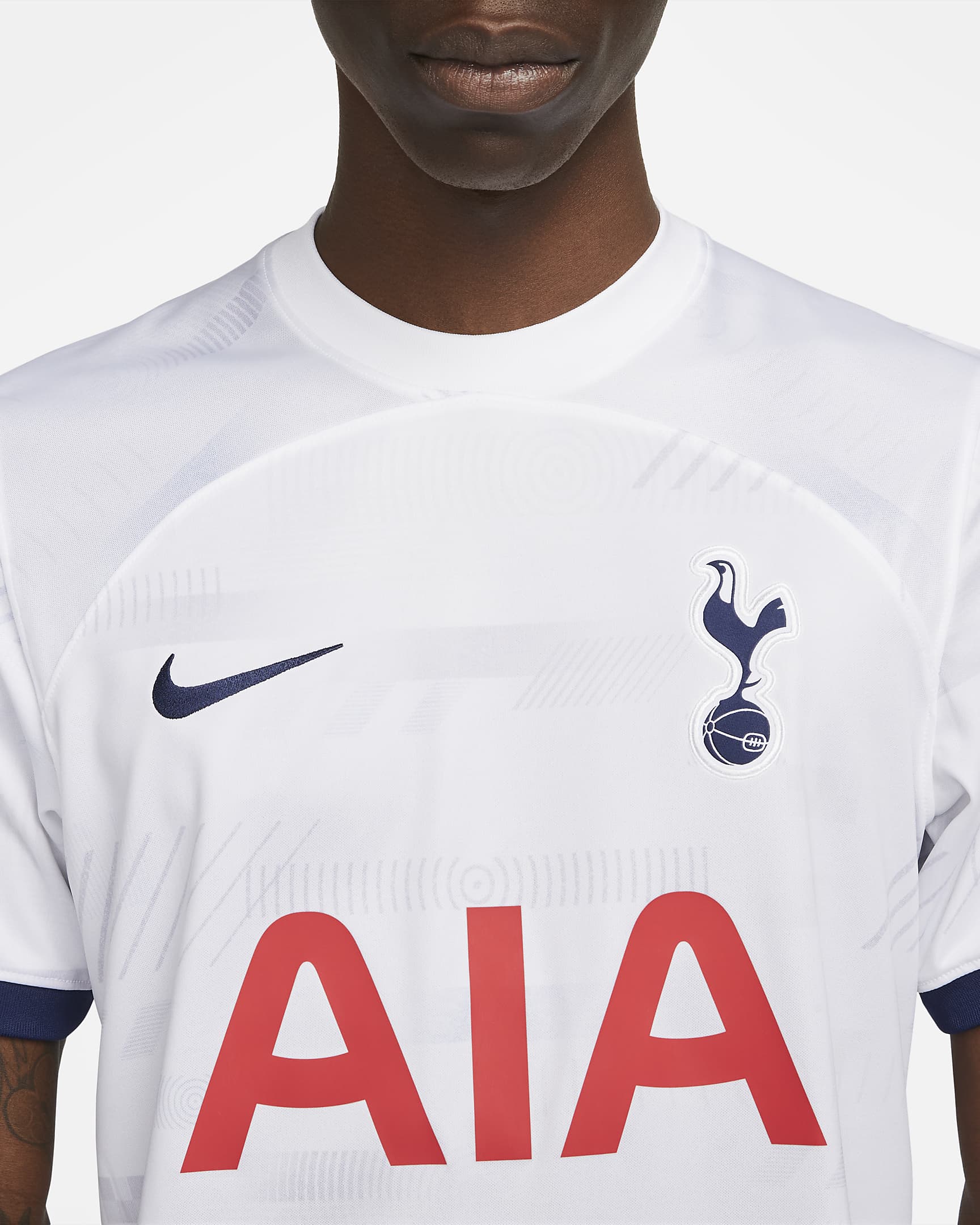 Tottenham Hotspur 2023/24 Stadium Home Men's Nike Dri-FIT Football Shirt - White/Binary Blue