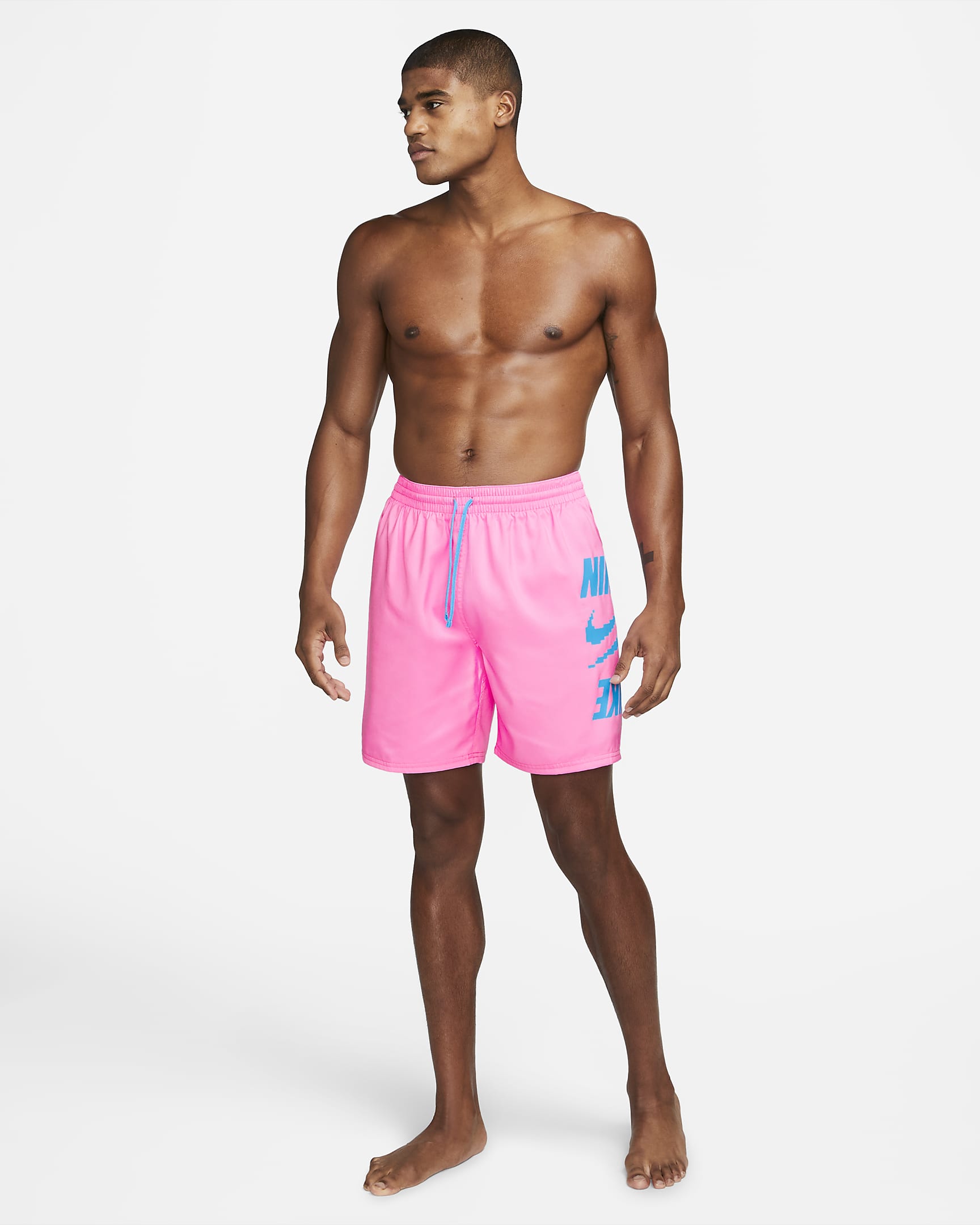 Nike Men's 7" Volley Shorts - Pink Spell