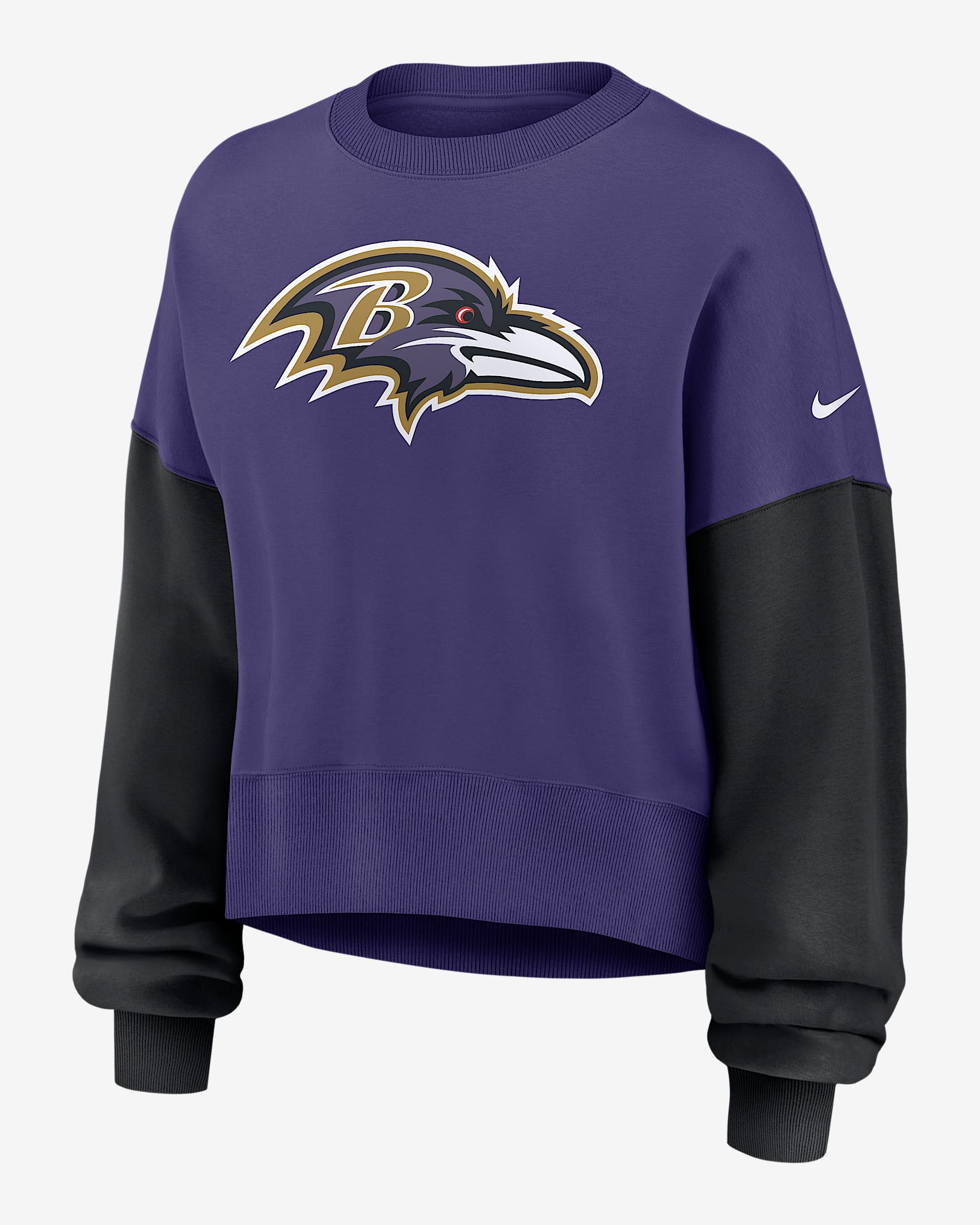 Baltimore Ravens Women's Nike NFL Pullover Crew - Purple