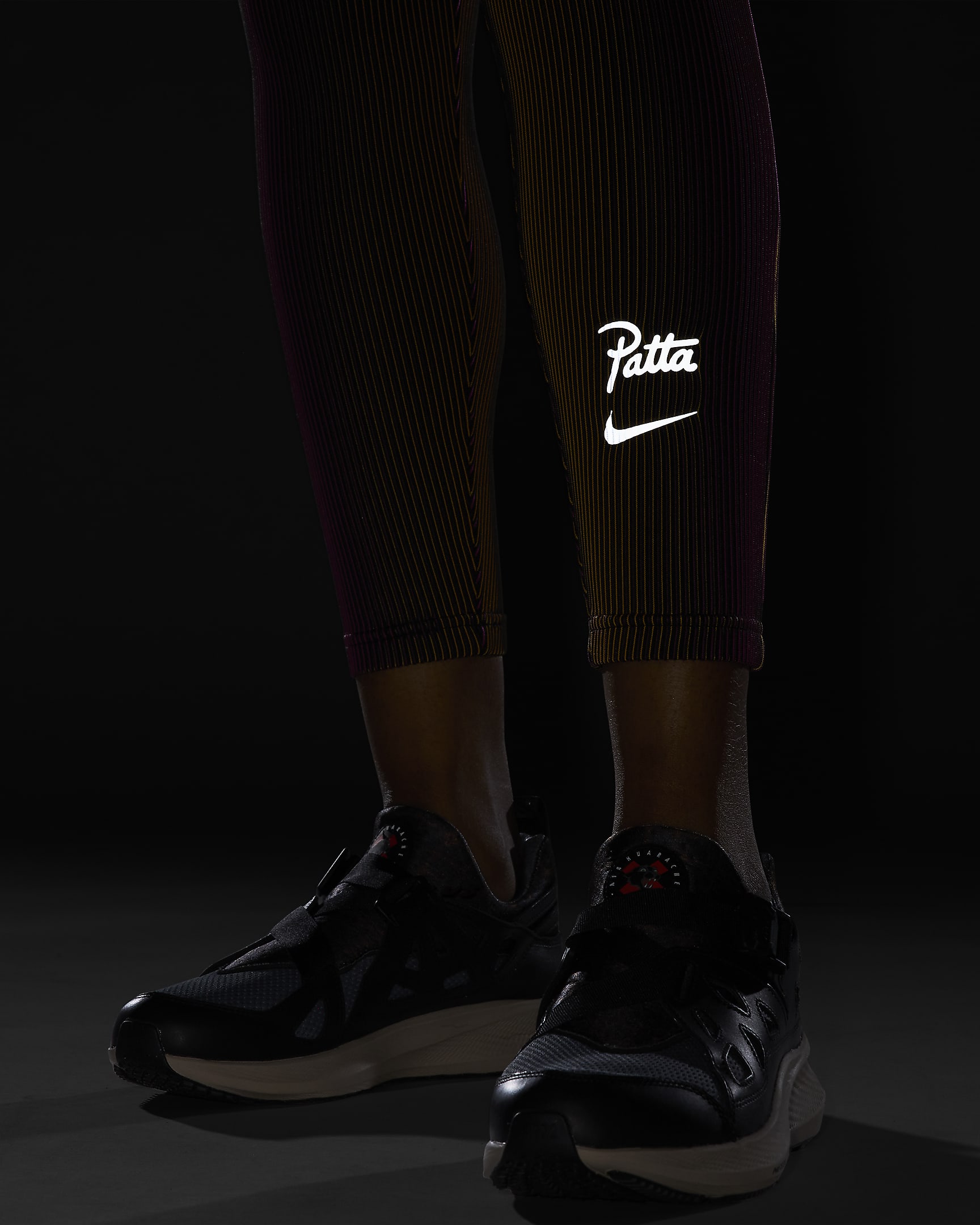 Nike x Patta Running Team Men's Leggings - Fireberry