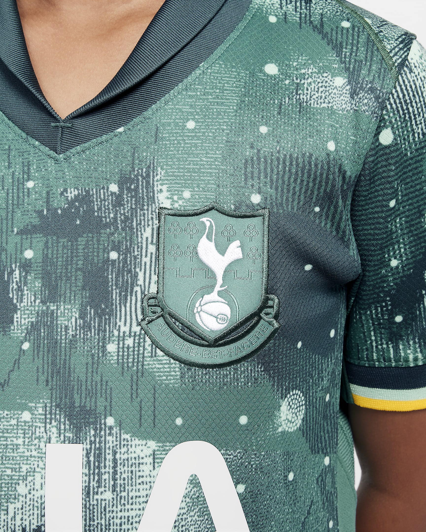 Maillot de foot replica Nike Dri-FIT Tottenham Hotspur 2024/25 Stadium 3e tenue pour ado - Enamel Green/Bicoastal/Blanc