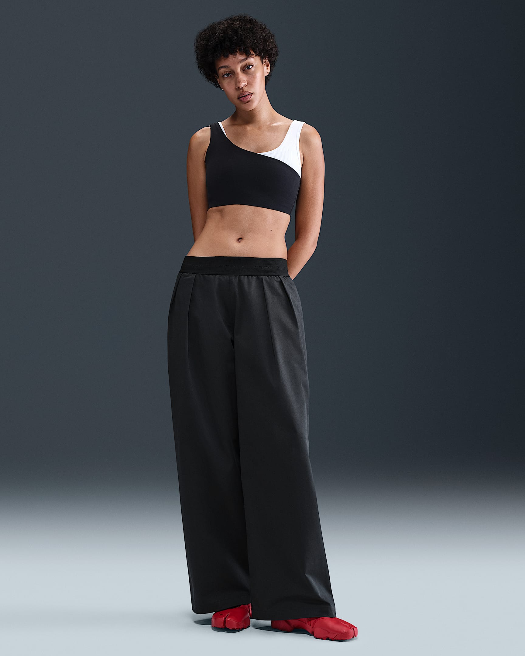 Nike Sportswear Pantalons - Dona - Negre/Negre