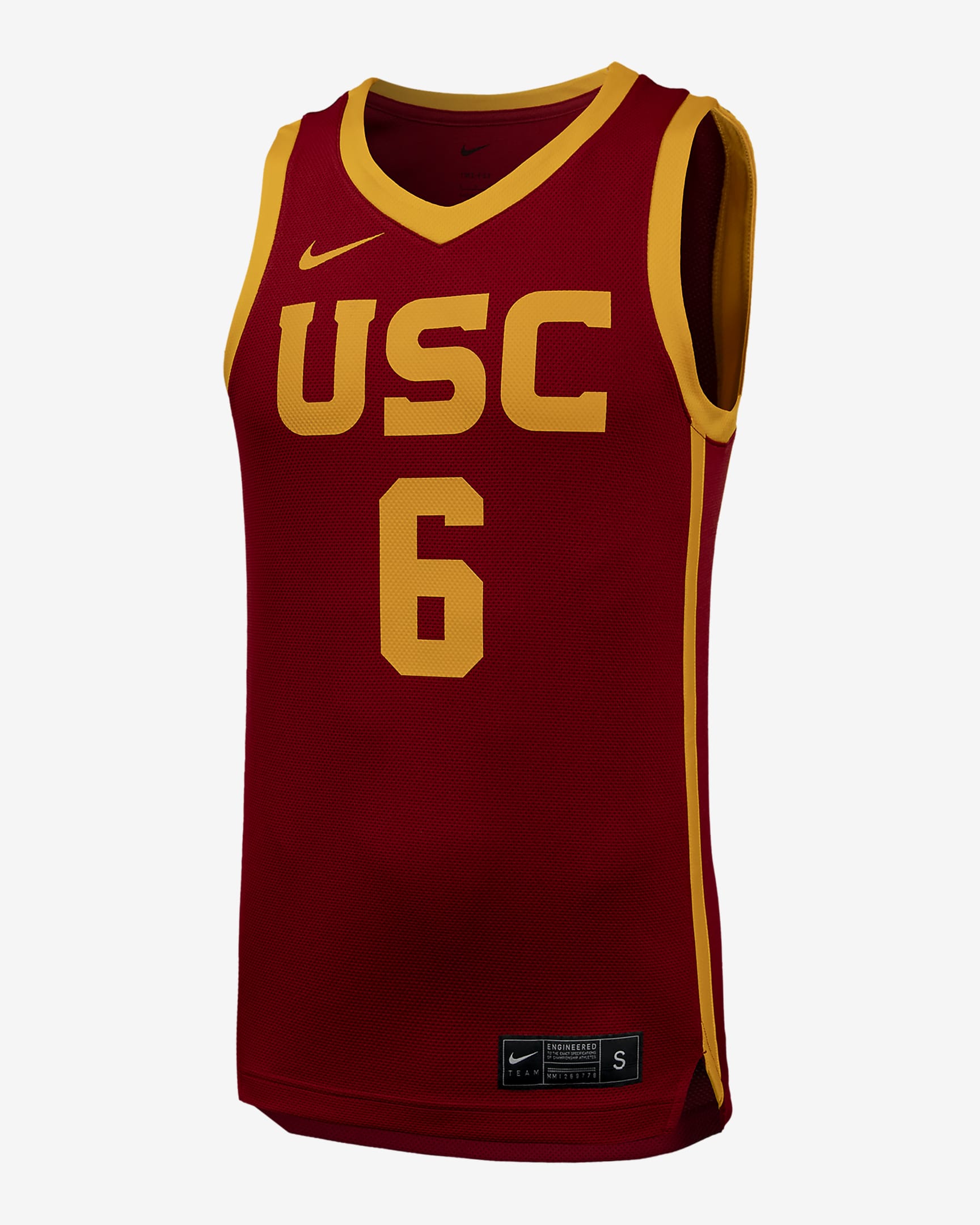 Bronny James USC 2023/24 Nike College Basketball Jersey - Team Crimson