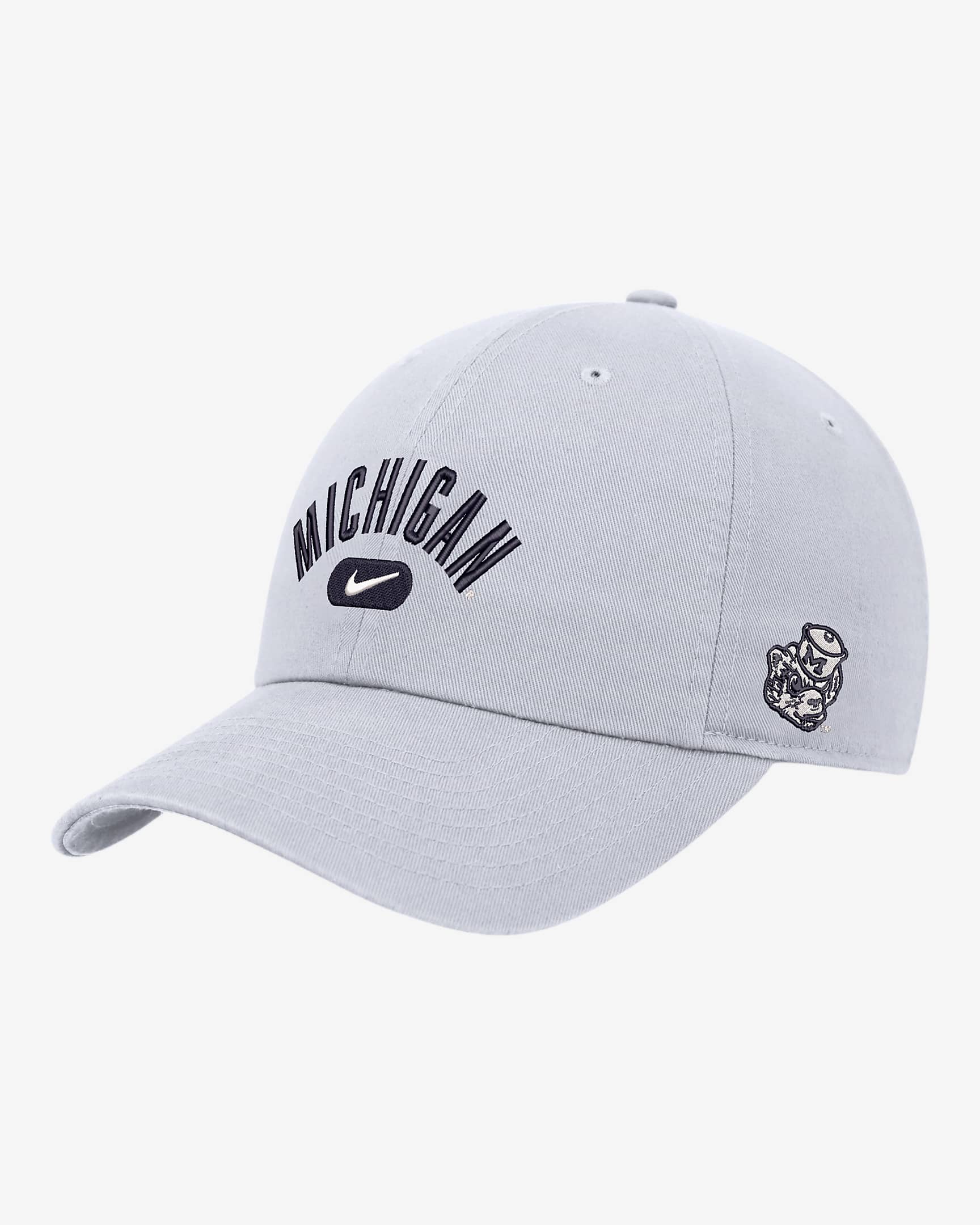 Michigan Nike College Campus Cap - White