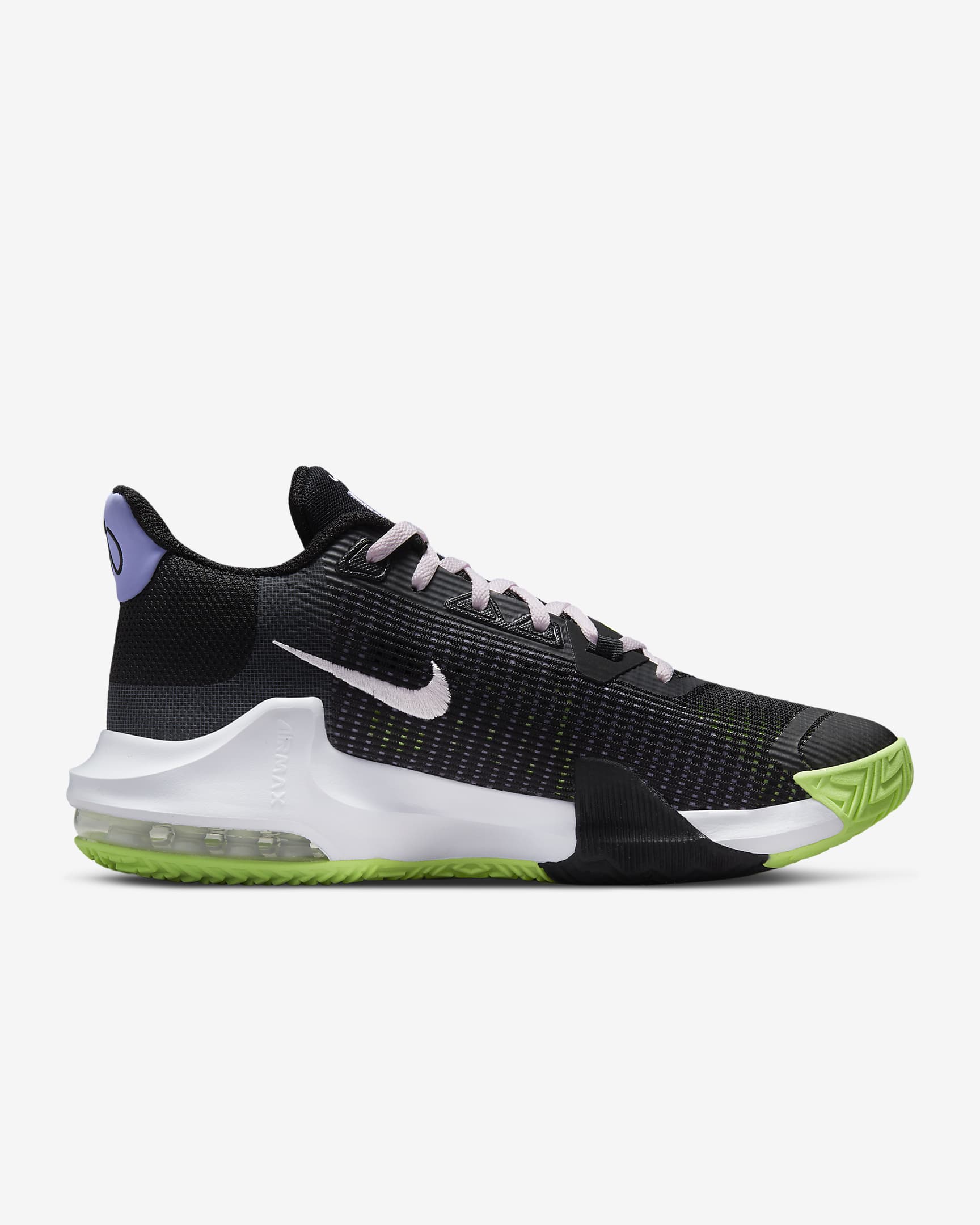 Nike Impact 3-basketballsko - sort/Ghost Green/Purple Pulse/Pink Foam