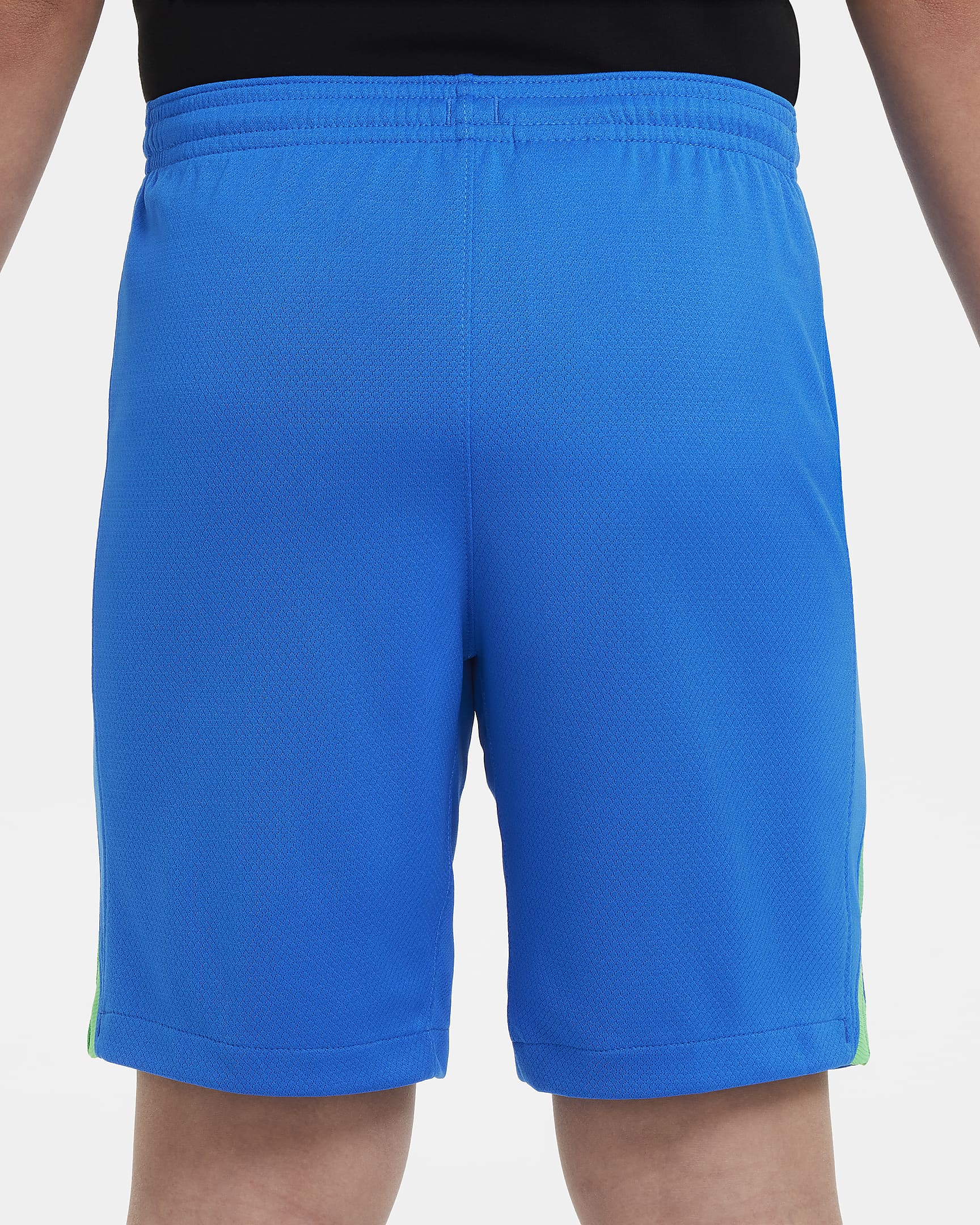 Brazil 2024 Stadium Home Older Kids' Nike Dri-FIT Football Replica Shorts - Soar/Green Spark