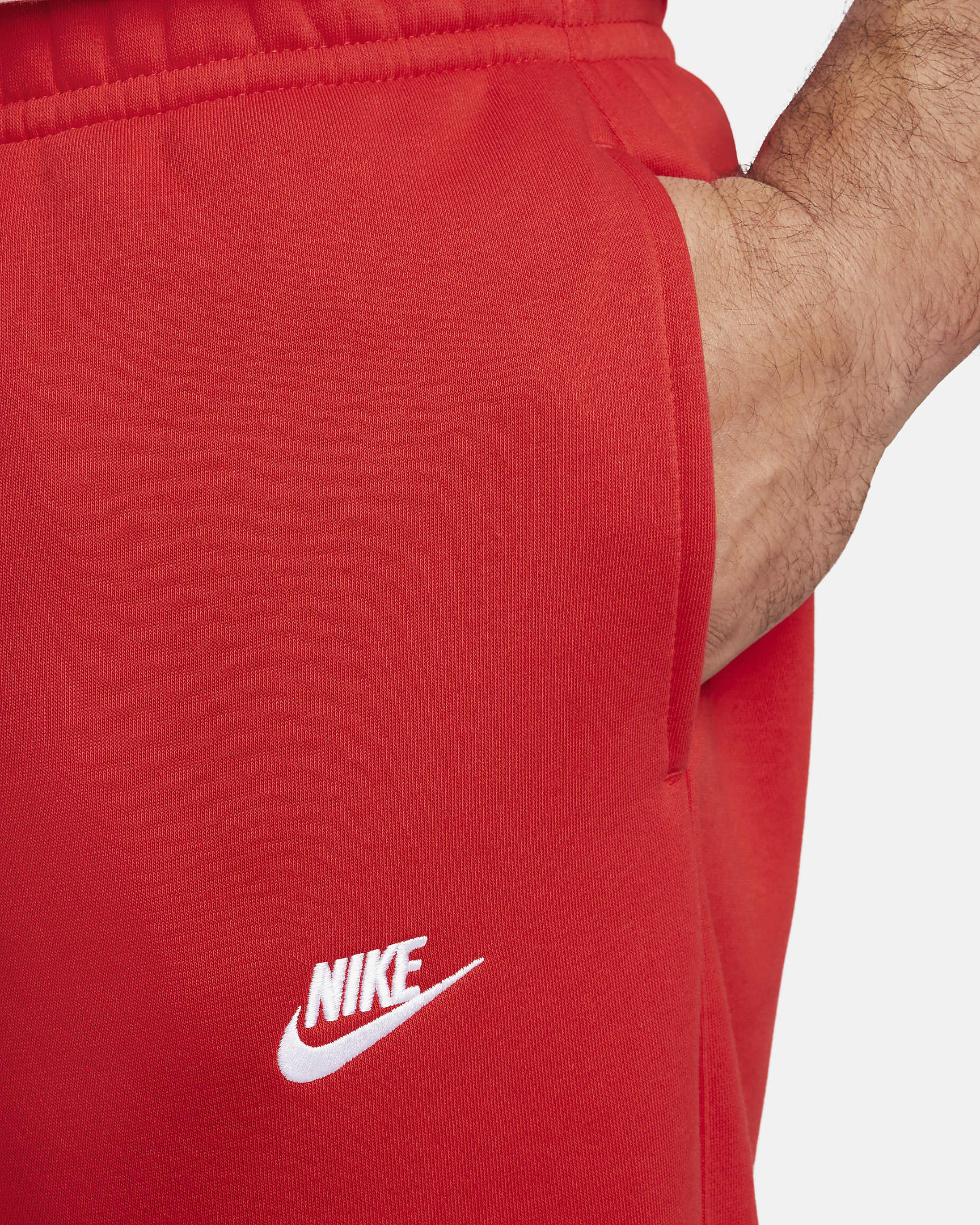 Nike Sportswear Club Fleece Joggingbroek - University Red/University Red/Wit