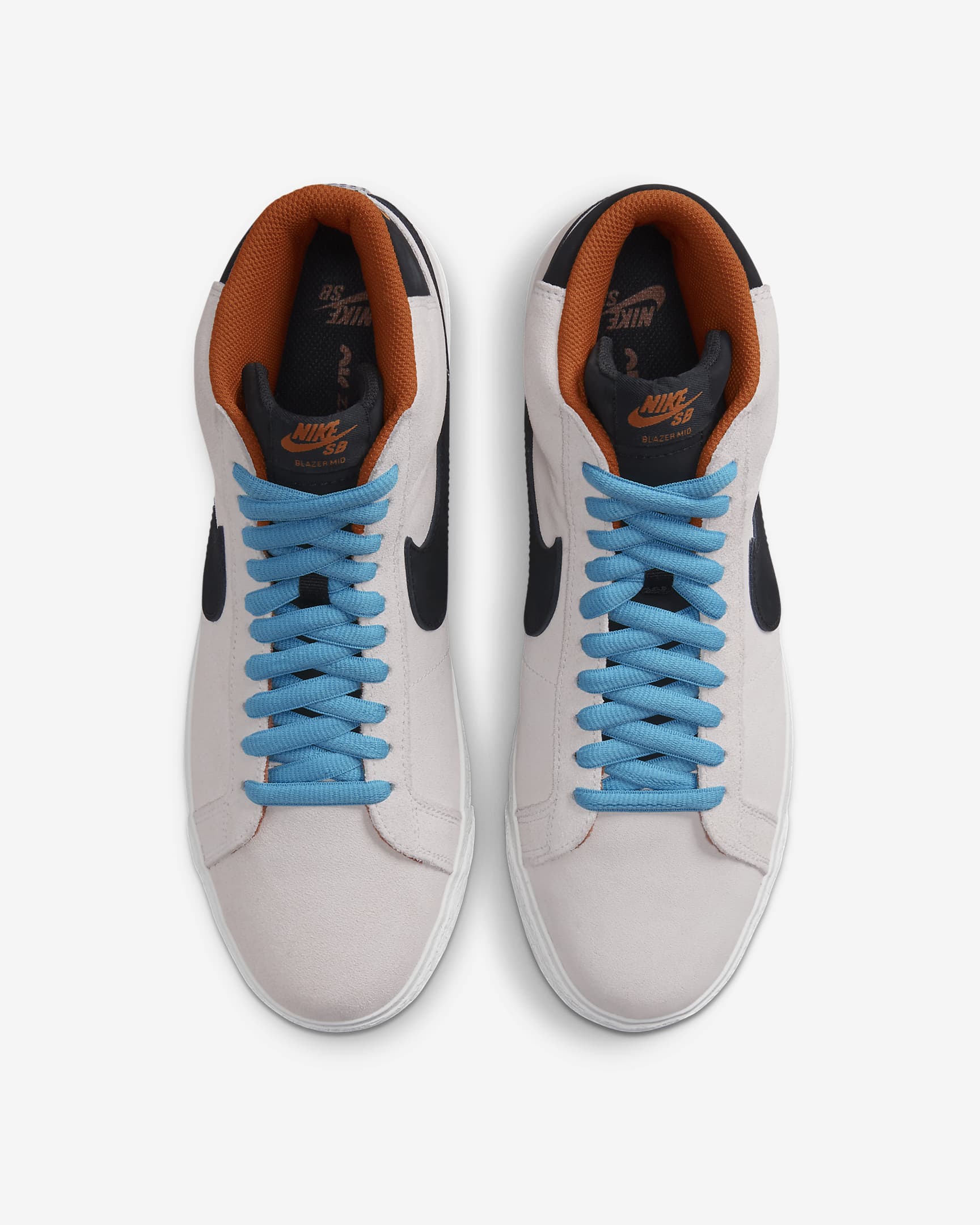 Nike SB Zoom Blazer Mid Electric skateschoenen - Phantom/Monarch/Summit White/Zwart