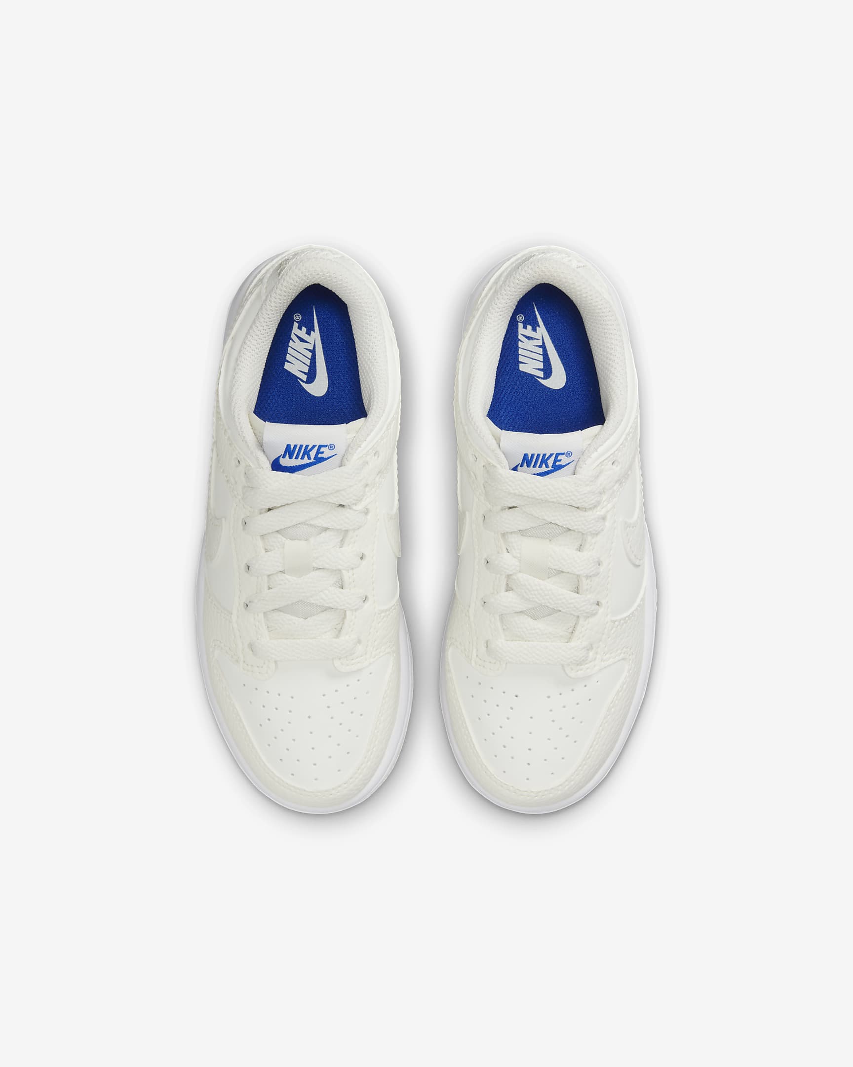 Chaussure Nike Dunk Low SE pour enfant - Sail/Blanc/Game Royal/Sail