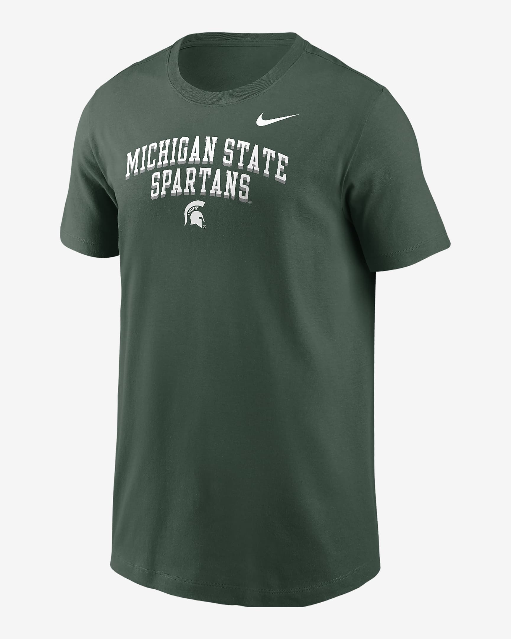 Michigan State Big Kids' (Boys') Nike College T-Shirt - Fir