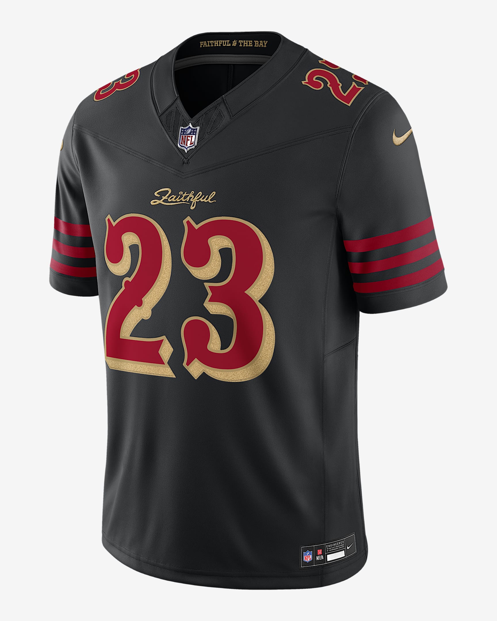 Christian McCaffrey San Francisco 49ers Rivalries Collection Men's Nike Dri-FIT NFL Limited Jersey - Black