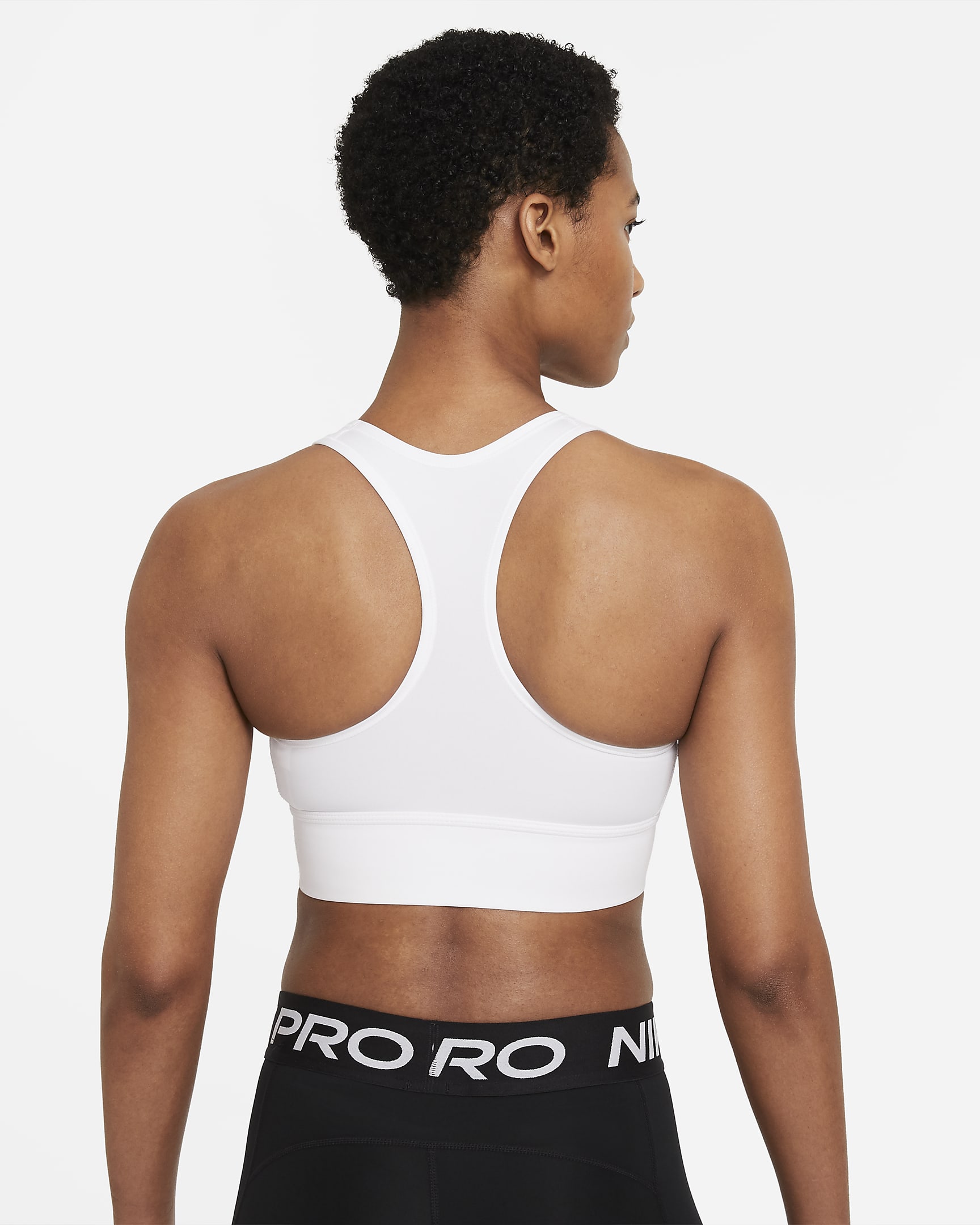 Nike Swoosh Women's MediumSupport 1Piece Padded Longline Sports Bra