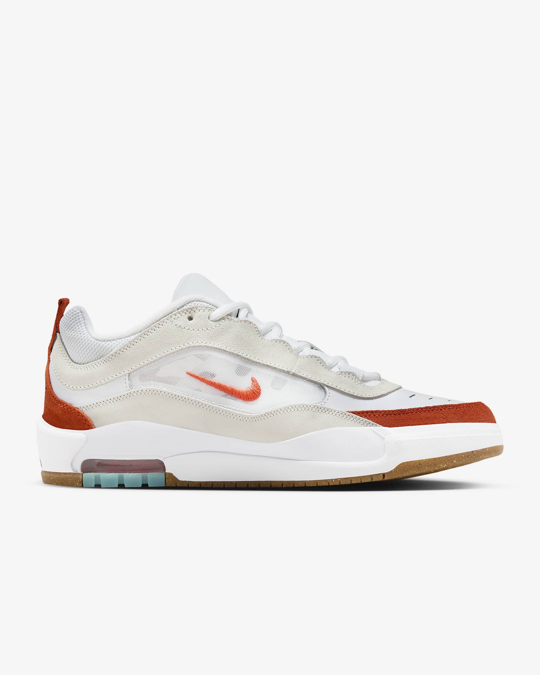 Nike Air Max Ishod Men's Shoes - White/Summit White/Black/Orange