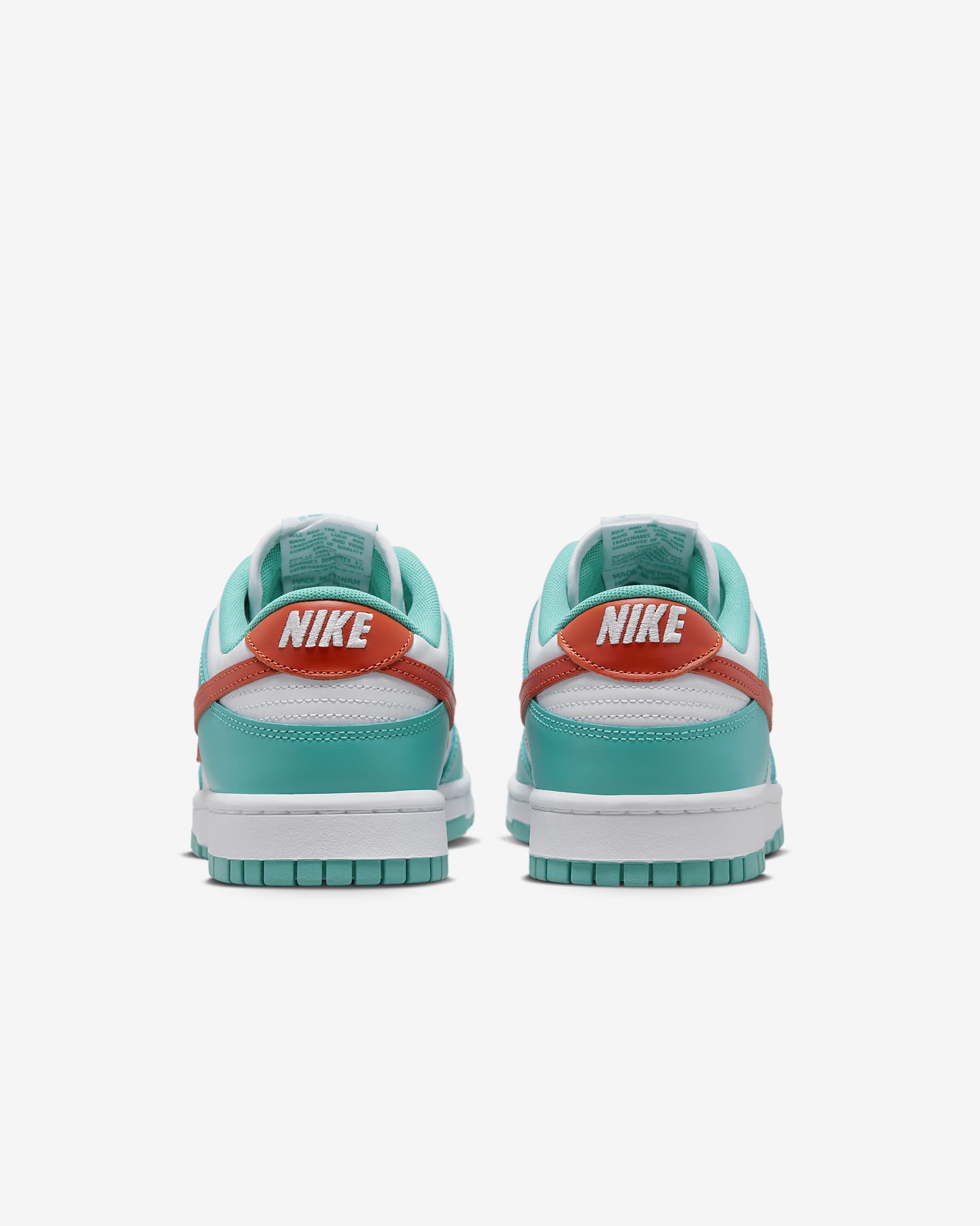 Nike Dunk Low Retro Men's Shoes - White/Dusty Cactus/Cosmic Clay