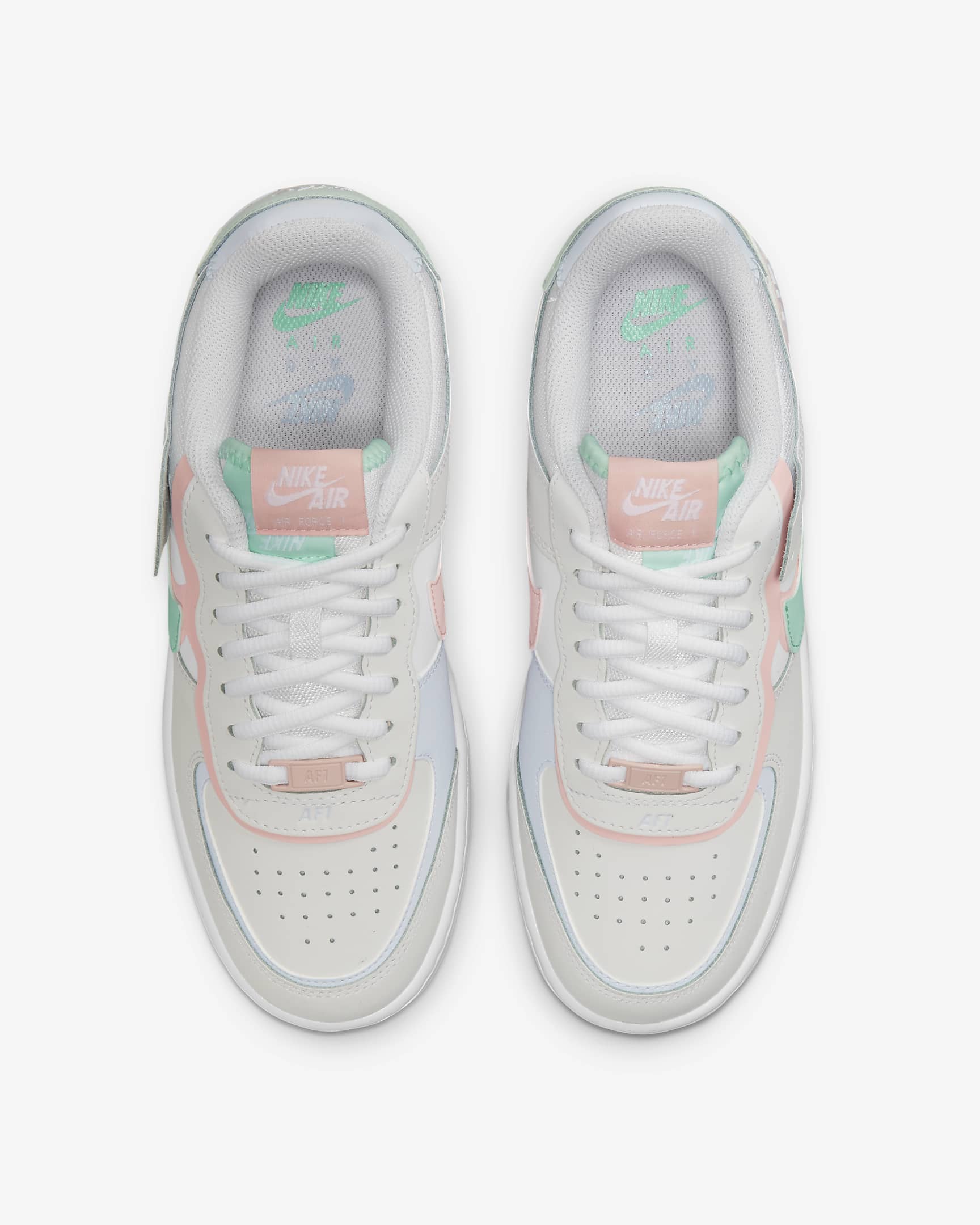 Nike Air Force 1 Shadow Sabatilles - Dona - Blanc/Mint Foam/Football Grey/Atmosphere