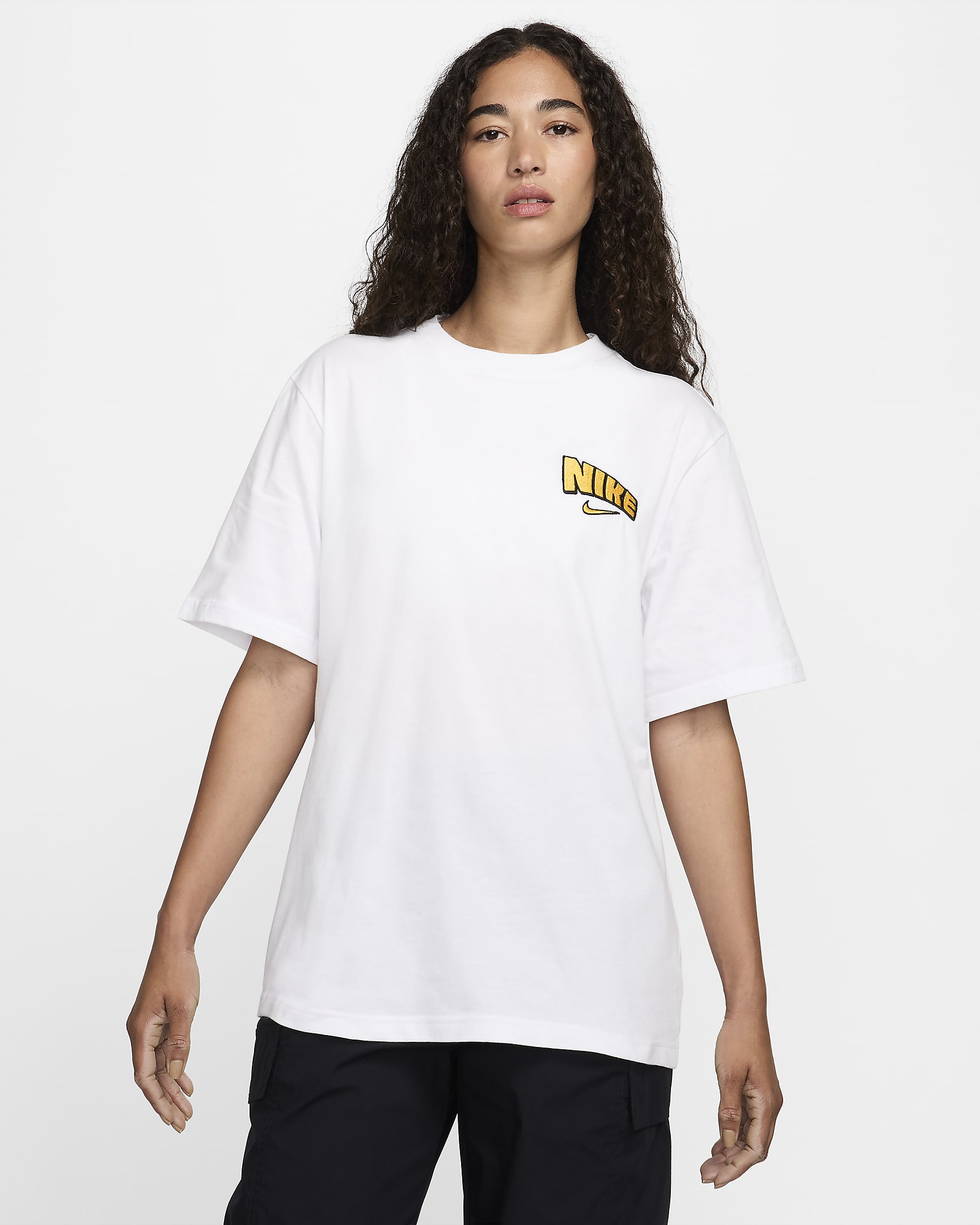 Nike Sportswear Women's Loose Short-Sleeve T-Shirt - White