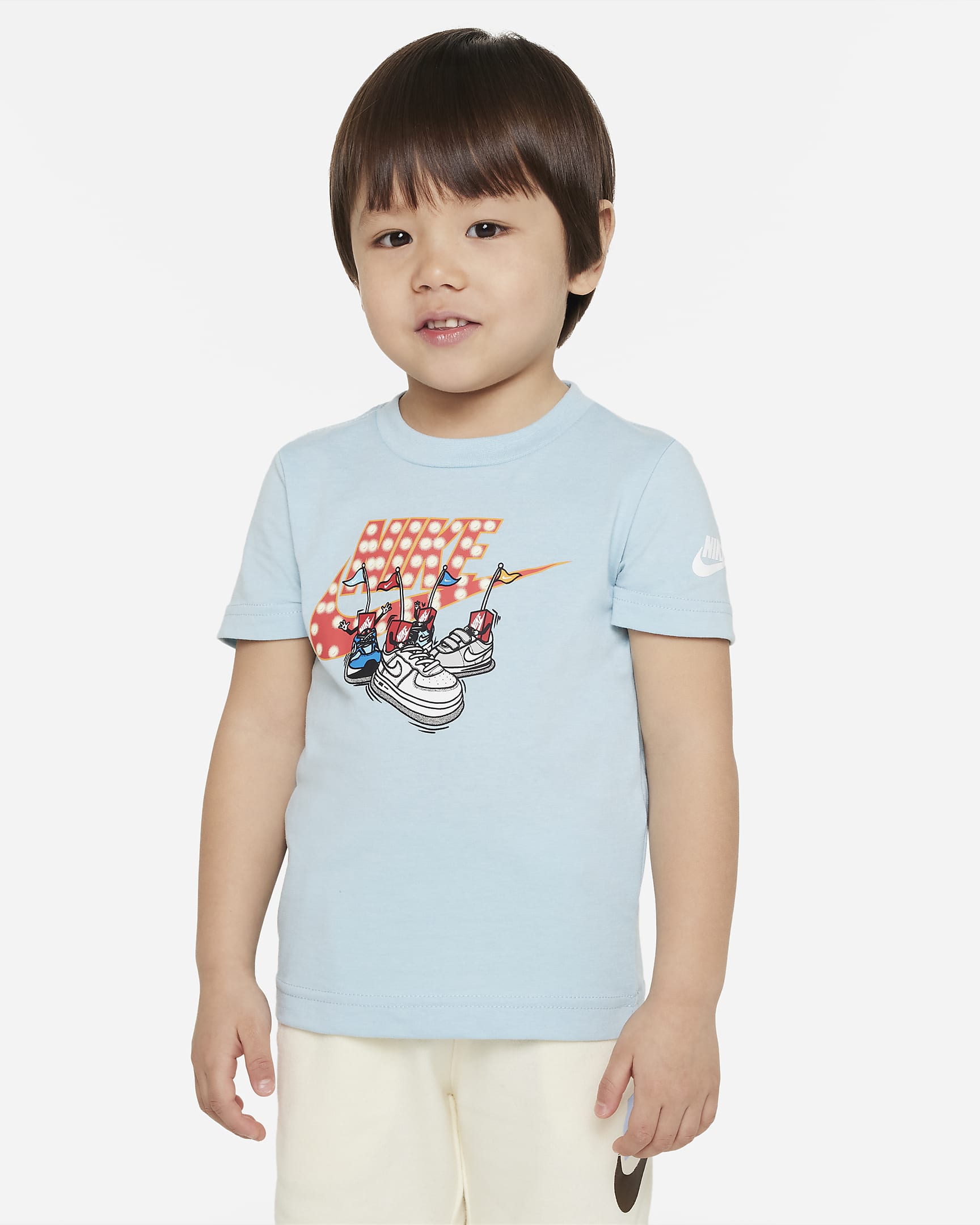 Nike Boxy Bumper Cars Tee Toddler T-Shirt - Ocean Bliss