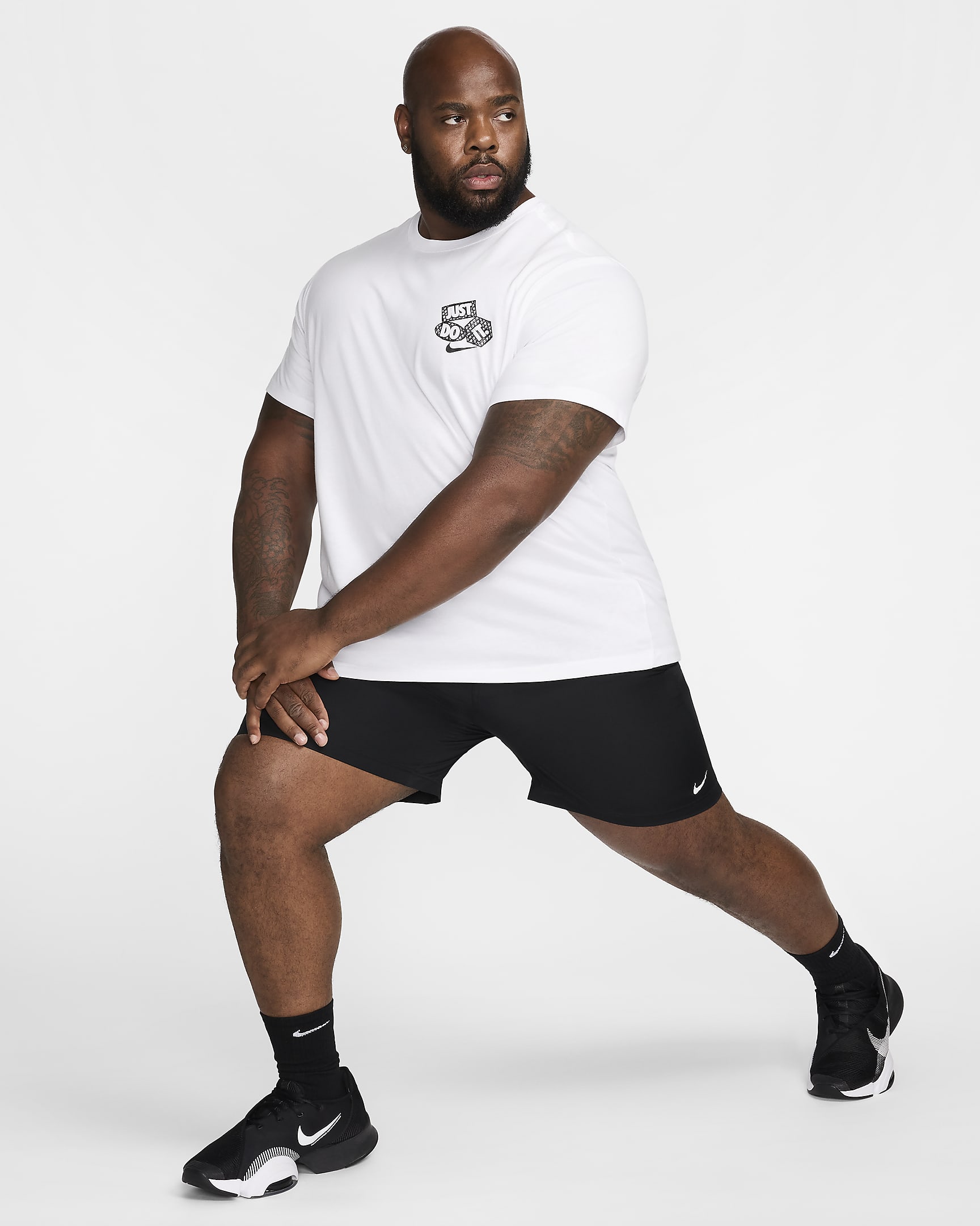 Nike Men's Fitness T-Shirt - White