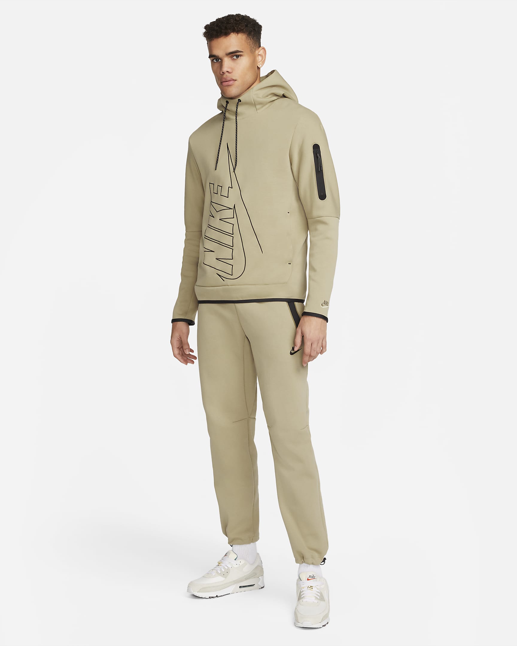 Nike Tech Fleece Men's Pullover Graphic Hoodie. Nike LU