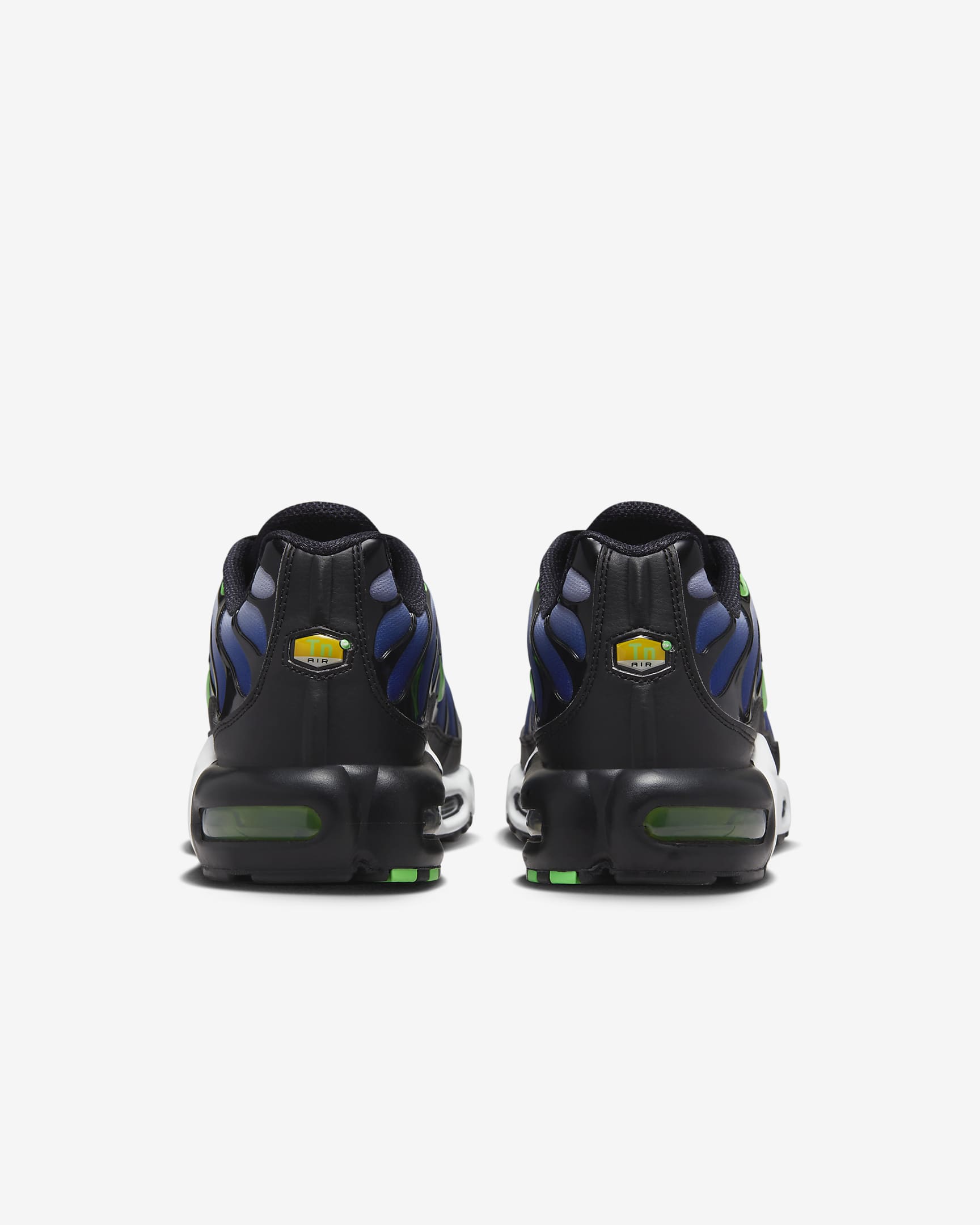 Nike Air Max Plus Men's Shoes - Black/White/Deep Royal/Scream Green