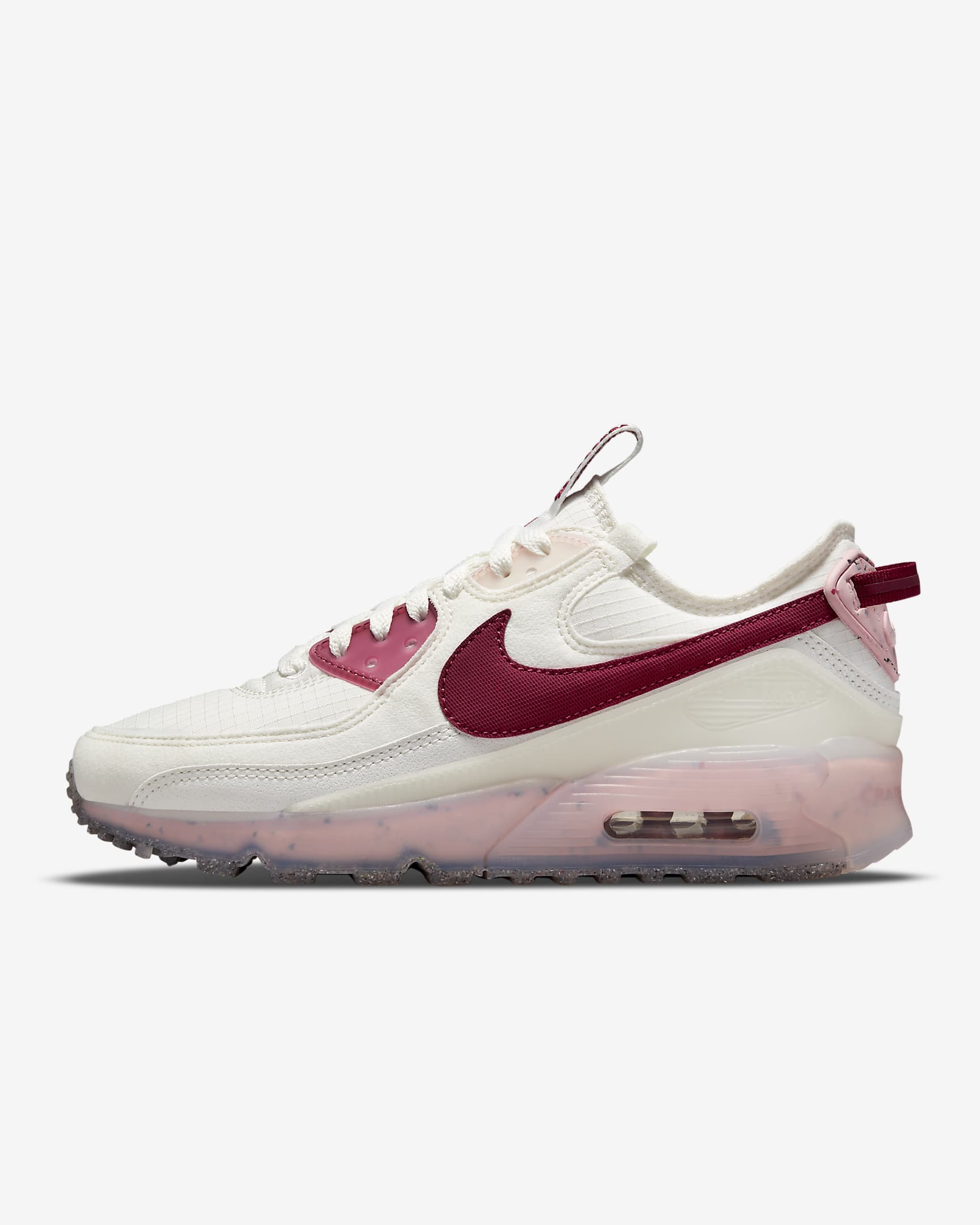 Calzado para mujer Nike Air Max Terrascape 90 - Blanco cumbre/Rosa vidrio/Granada