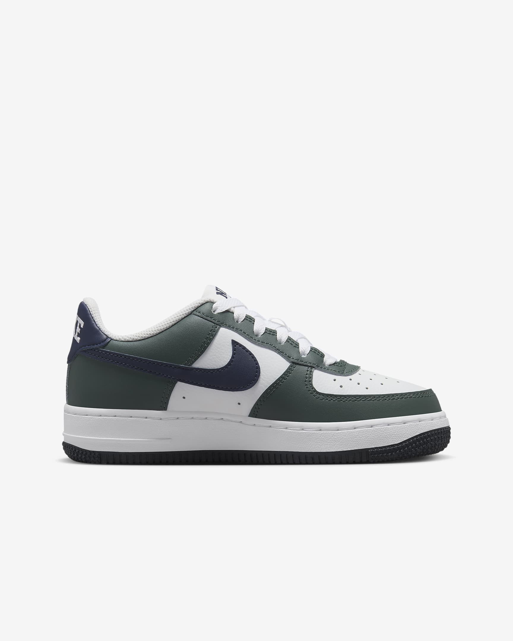 Boty Nike Air Force 1 pro větší děti - Vintage Green/Bílá/Obsidian