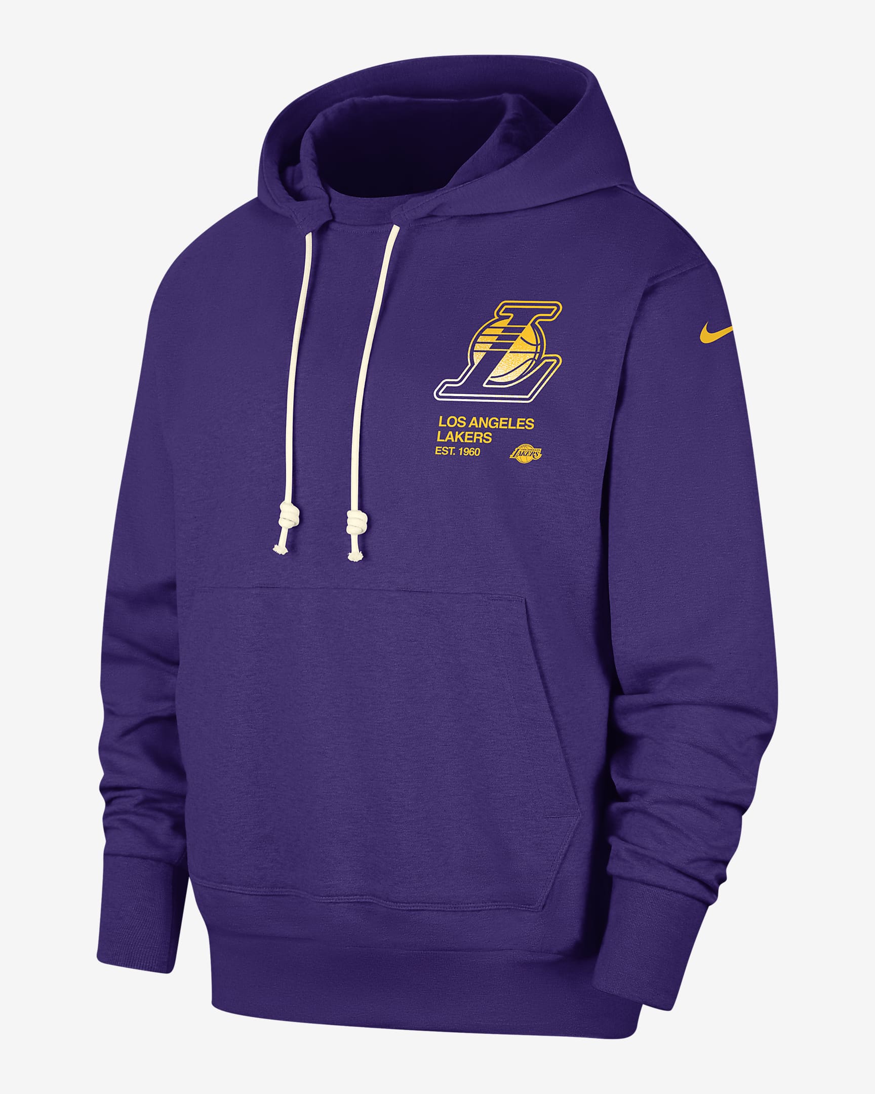 Los Angeles Lakers Standard Issue Courtside Men's Nike Dri-FIT Hoodie - Field Purple