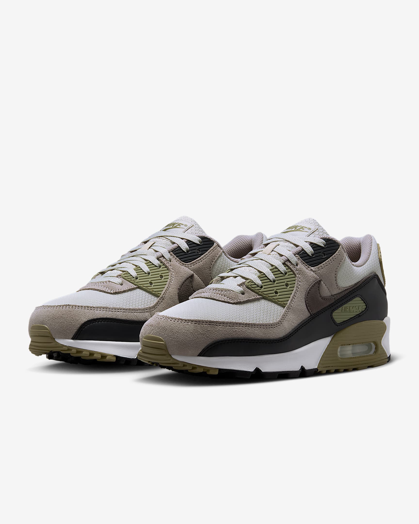 Pánské boty Nike Air Max 90 - Light Bone/Neutral Olive/College Grey/Cave Stone