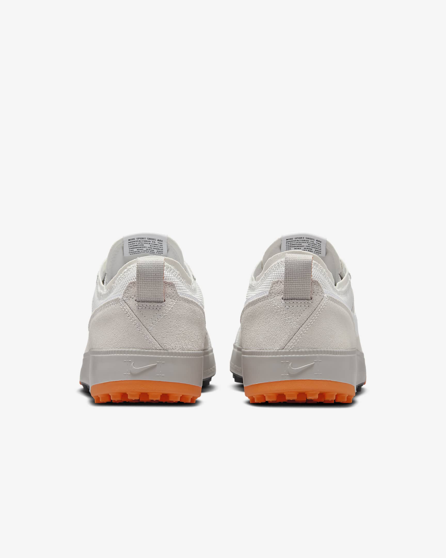 Nike C1TY 'Safety Cone' Shoes - Platinum Tint/Light Iron Ore/Safety Orange/White