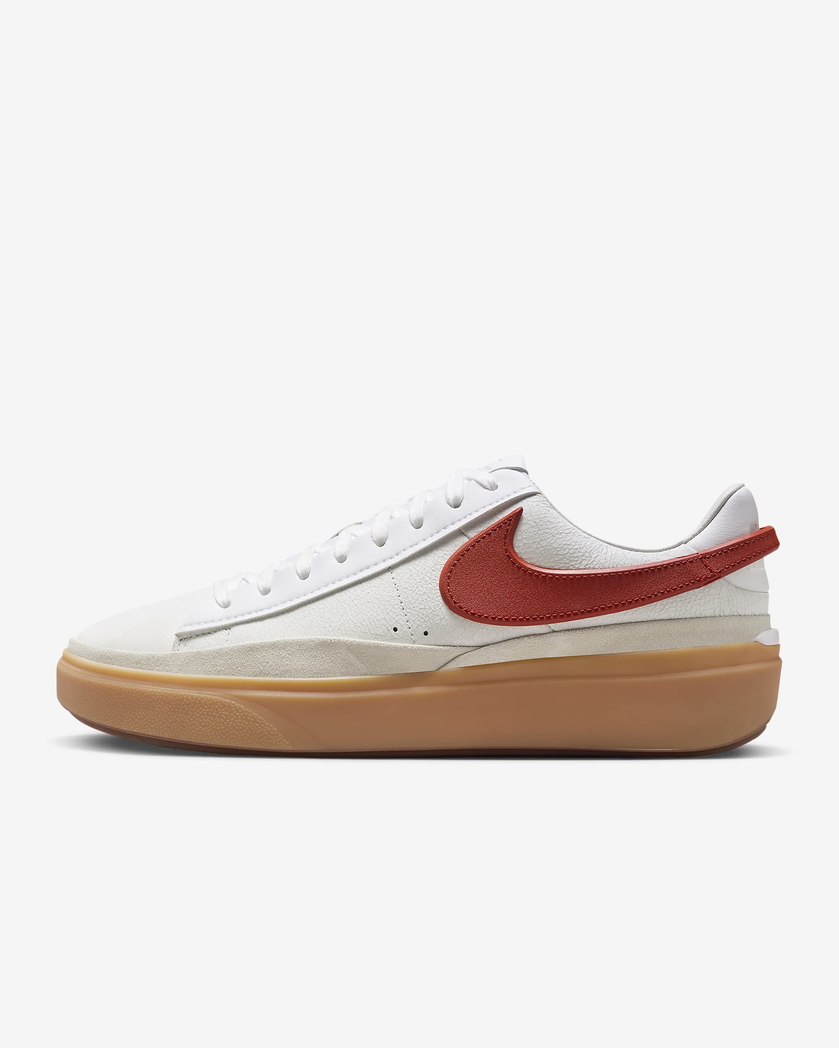 Nike Blazer Phantom Low Herrenschuh - Weiß/Summit White/Gum Yellow/Dragon Red