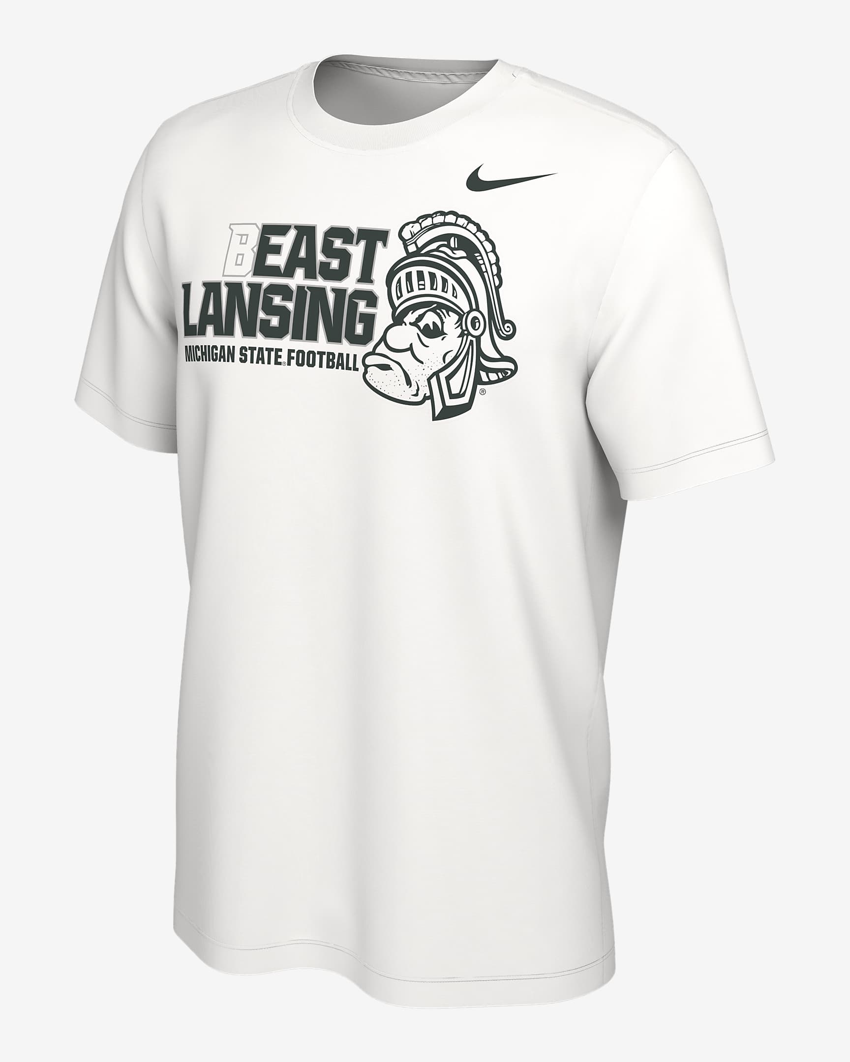 Nike College (Michigan State) Men's T-Shirt - White