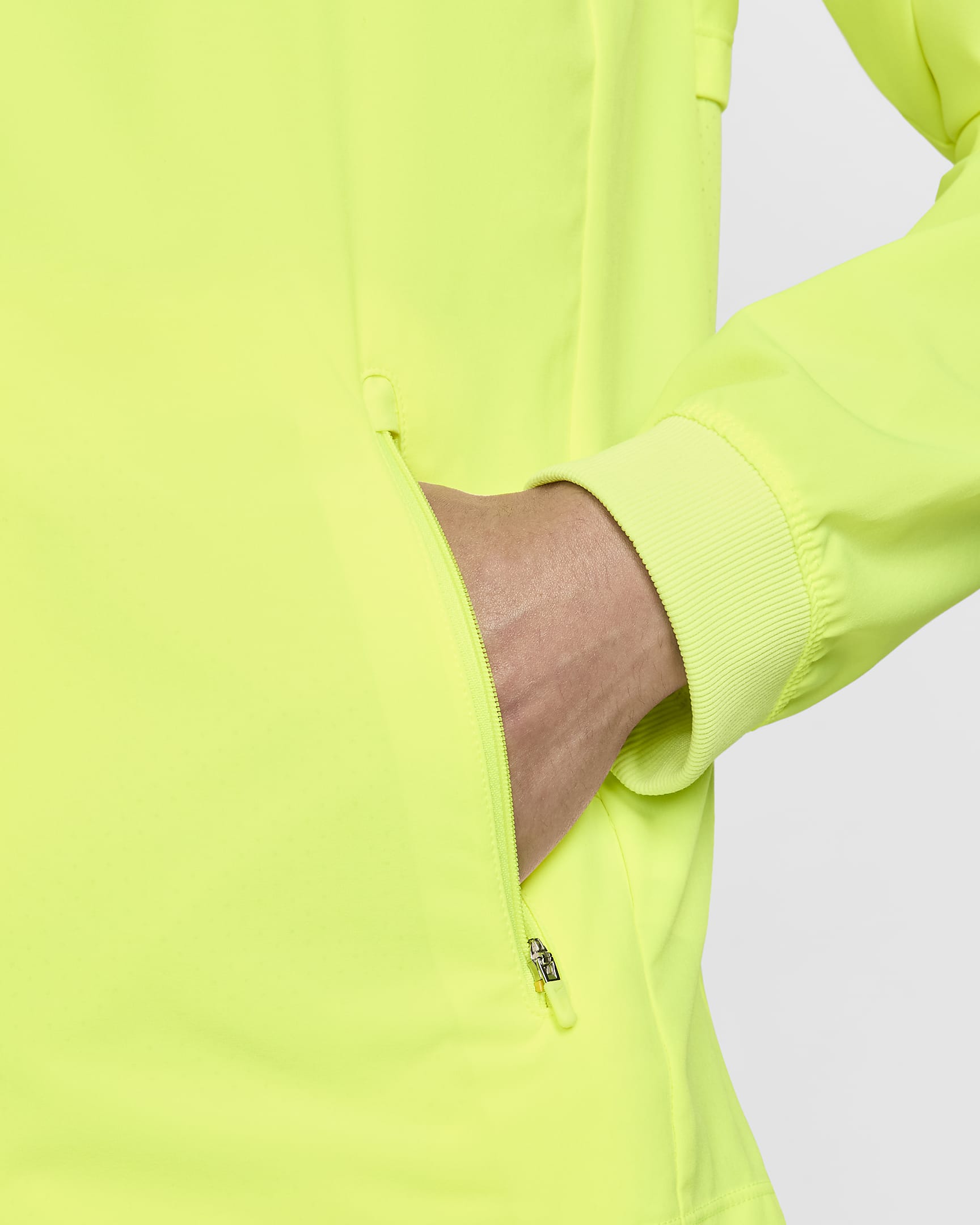 Nike Dri-FIT Rafa Men's Tennis Jacket - Volt/Geode Teal