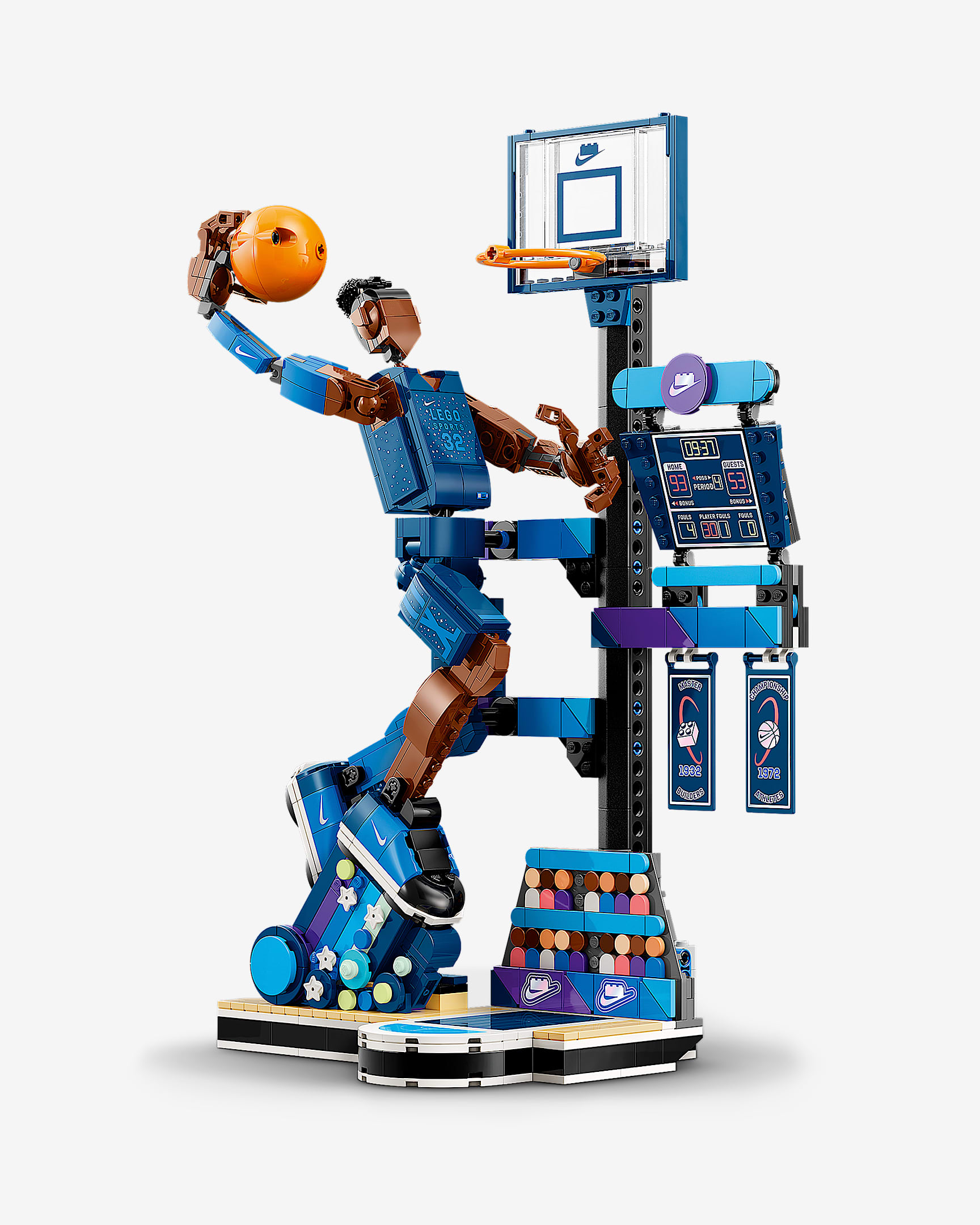 Nike Slam Dunk x LEGO® Set Building Kit - Blue/Black