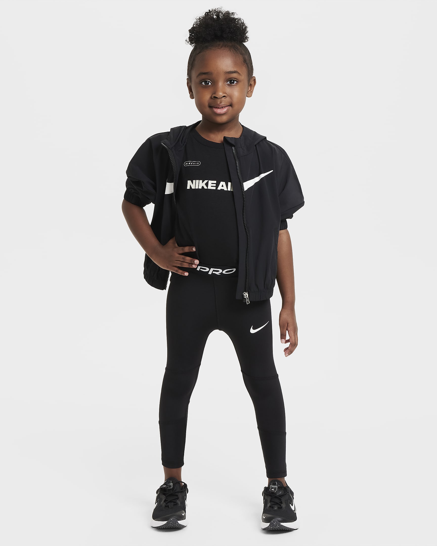 Leggings infantil Nike Dri-FIT Pro - Negro