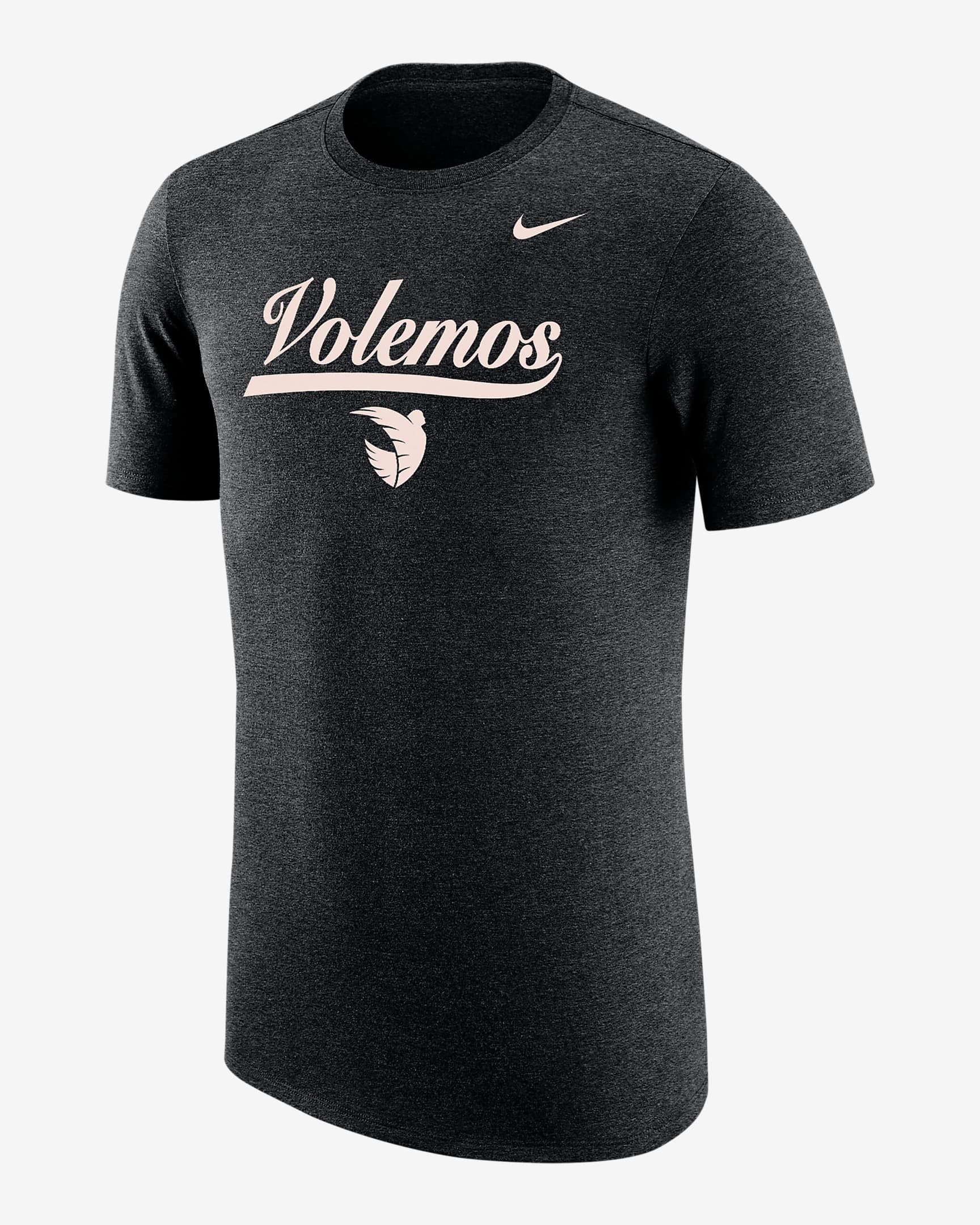 Playera de fútbol Nike para hombre Angel City FC - Negro jaspeado