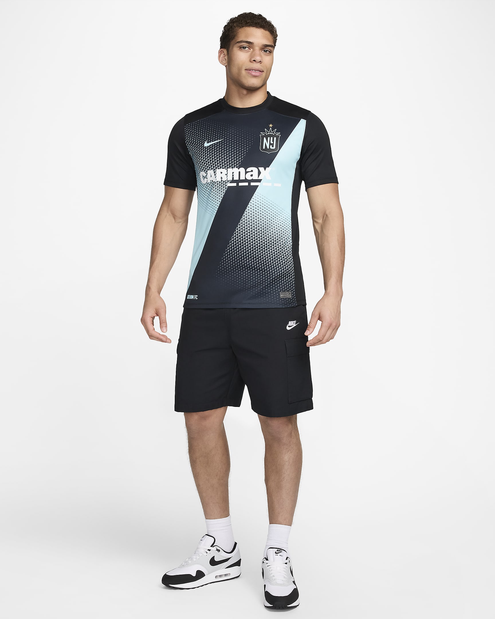 NJ/NY Gotham FC 2024 Stadium Primary Men's Nike Dri-FIT NWSL Replica Jersey - Black