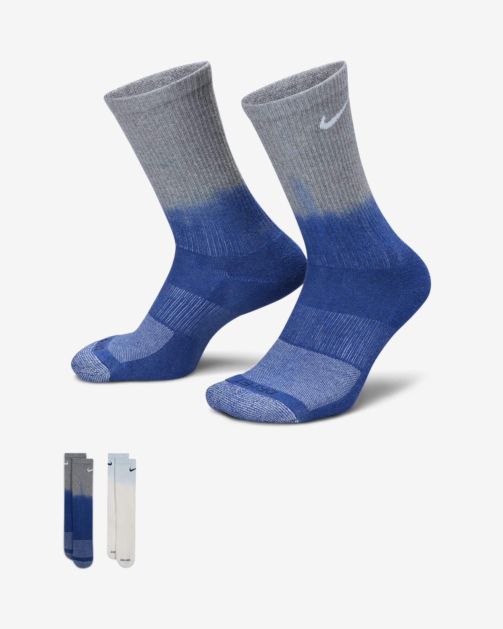 Nike Everyday Plus Cushioned Crew Socks (2 Pairs). Nike UK