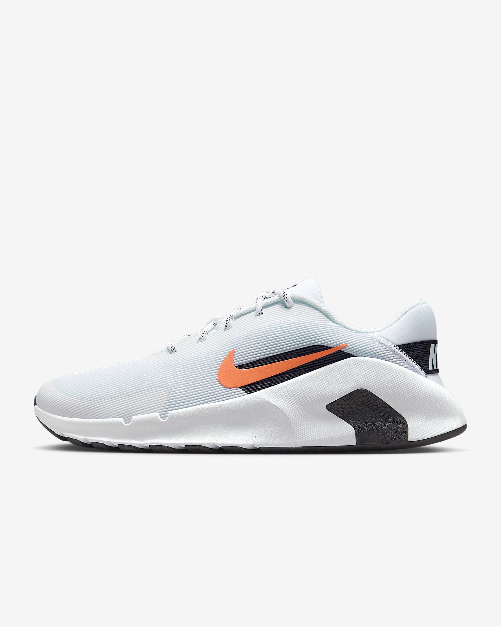 Nike Flex Train Zapatillas de entrenamiento - Hombre - Blanco/Negro/Safety Orange