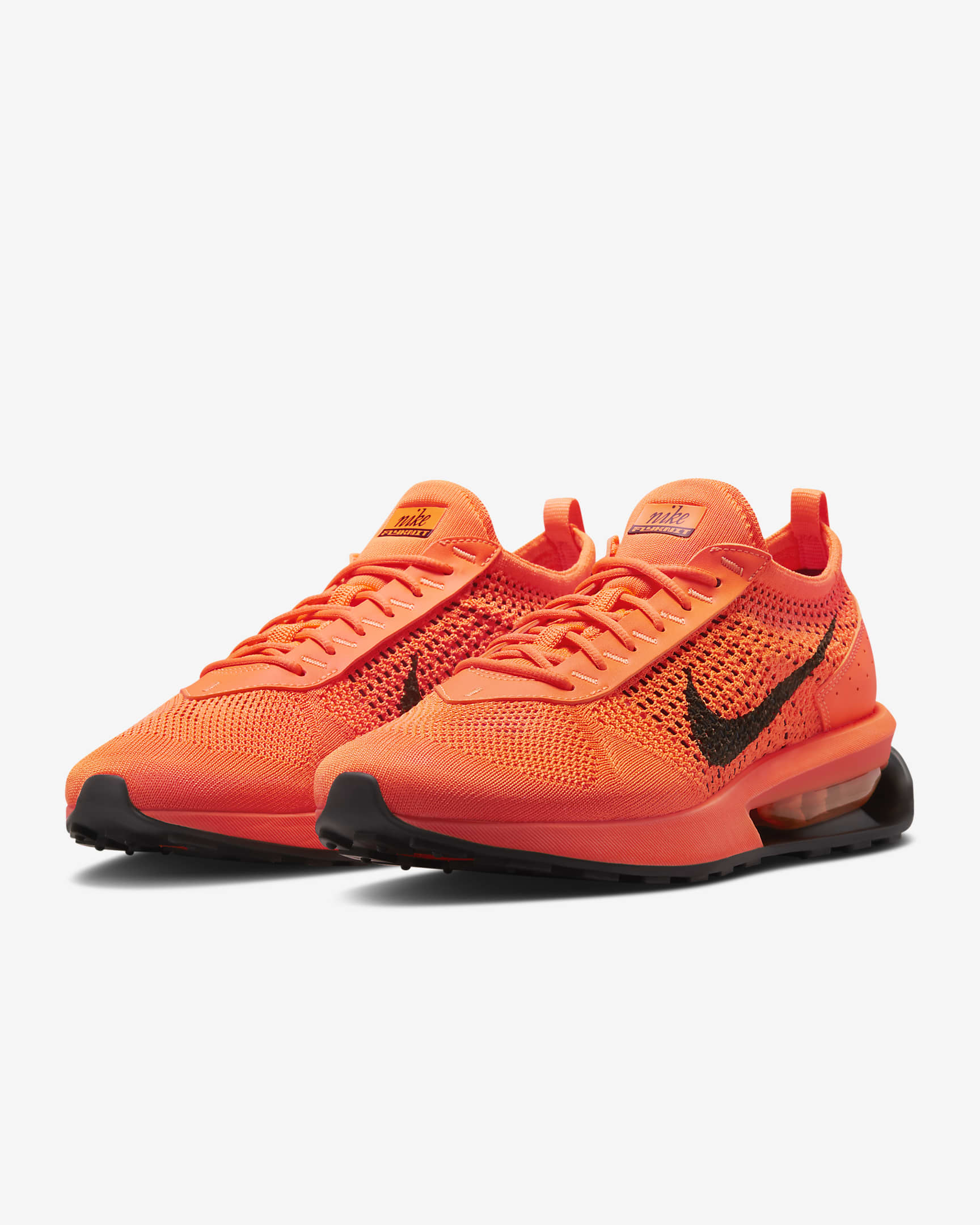 Nike Air Max Flyknit Racer Next Nature Men's Shoes - Total Orange/Black