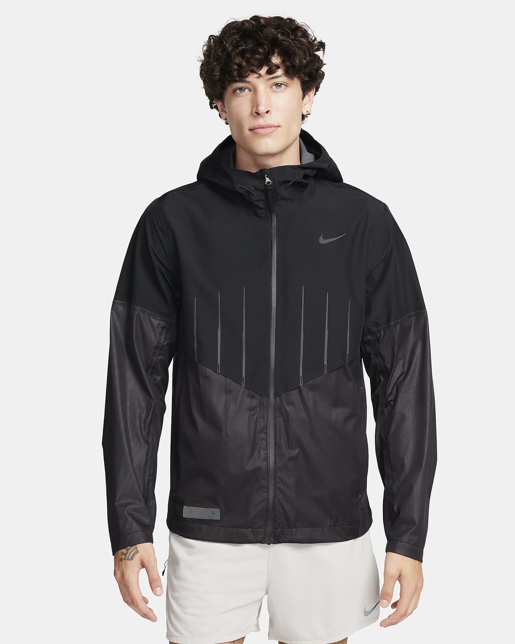 Nike Running Division Aerogami Men's Storm-FIT ADV Running Jacket - Black